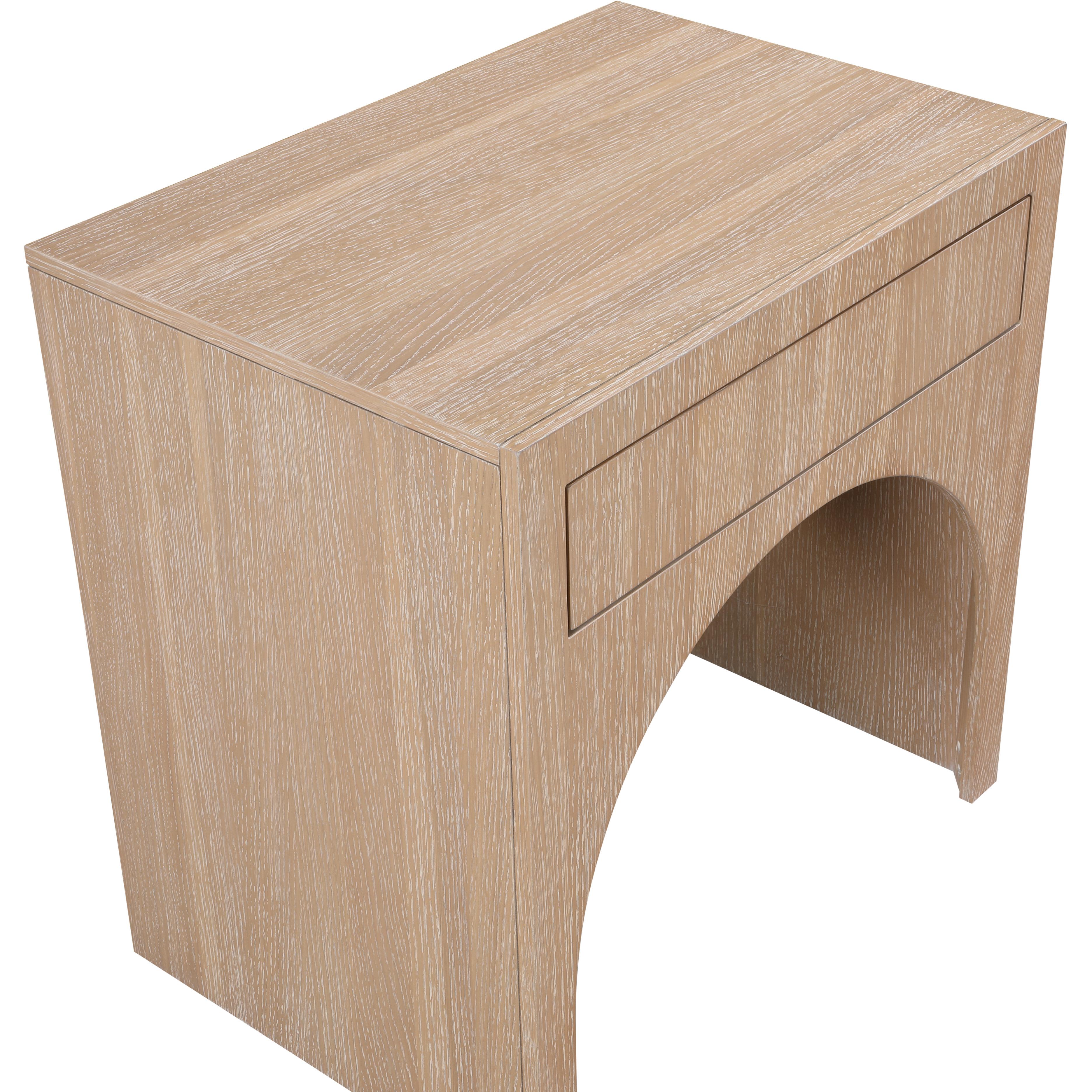 Meridian August Oak Night Stand