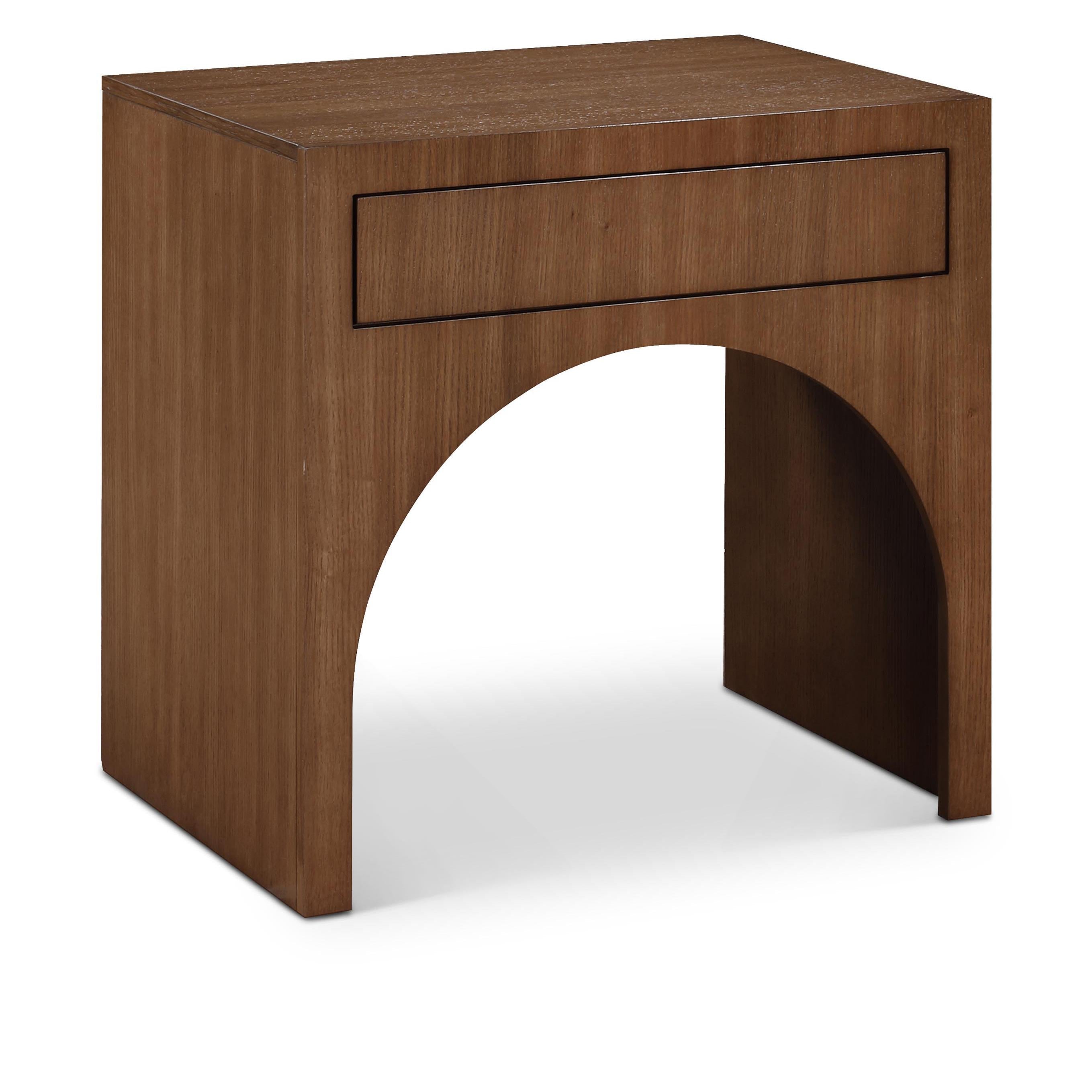 Meridian August Walnut Night Stand