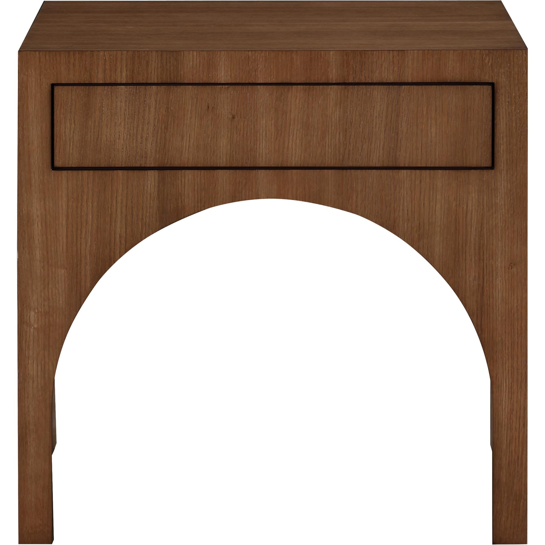 Meridian August Walnut Night Stand