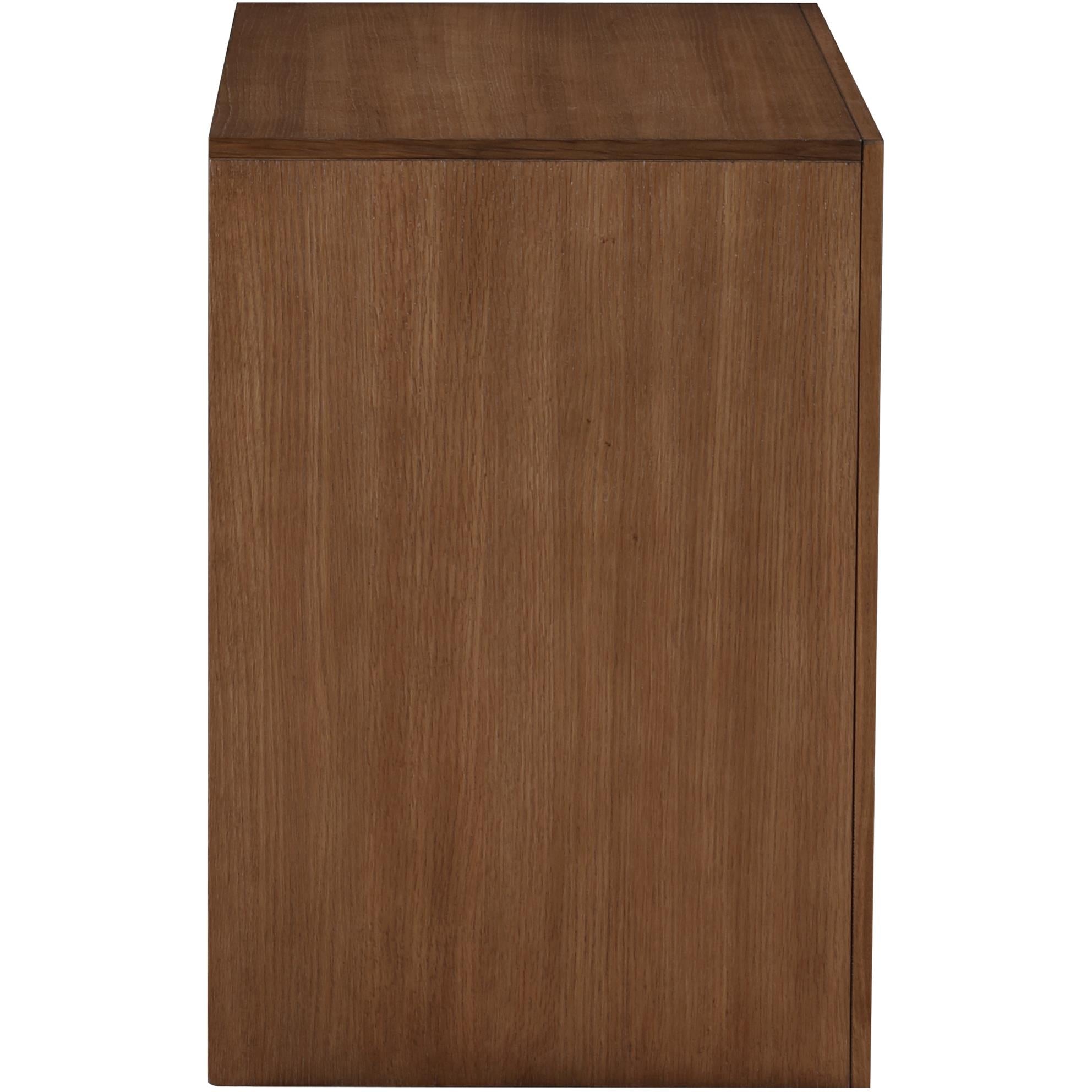 Meridian August Walnut Night Stand