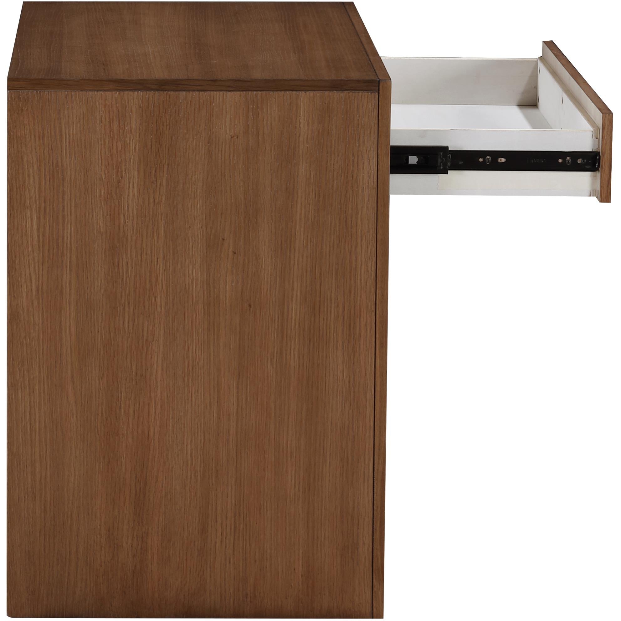 Meridian August Walnut Night Stand