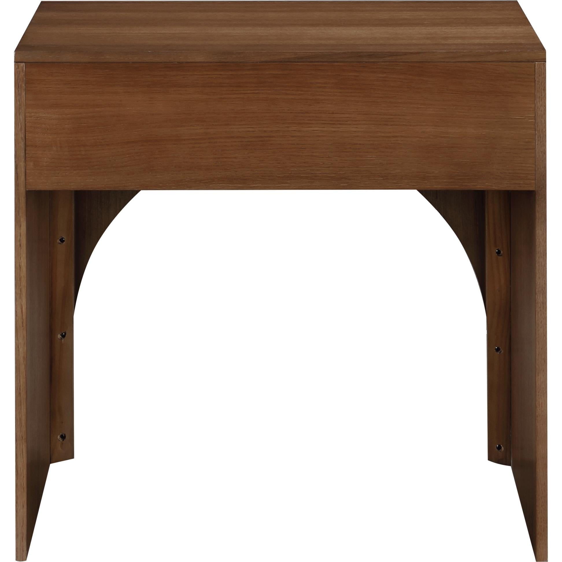 Meridian August Walnut Night Stand