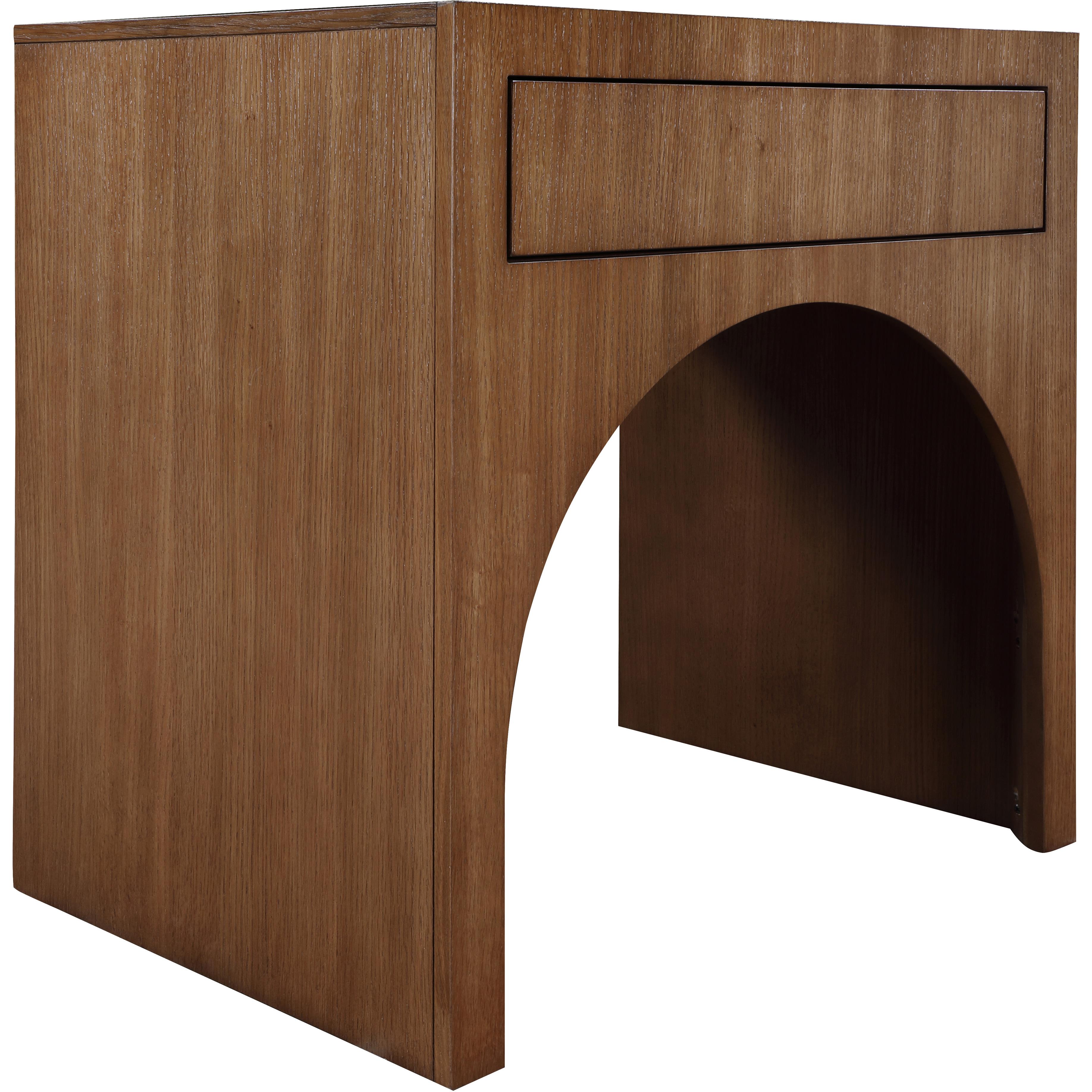 Meridian August Walnut Night Stand