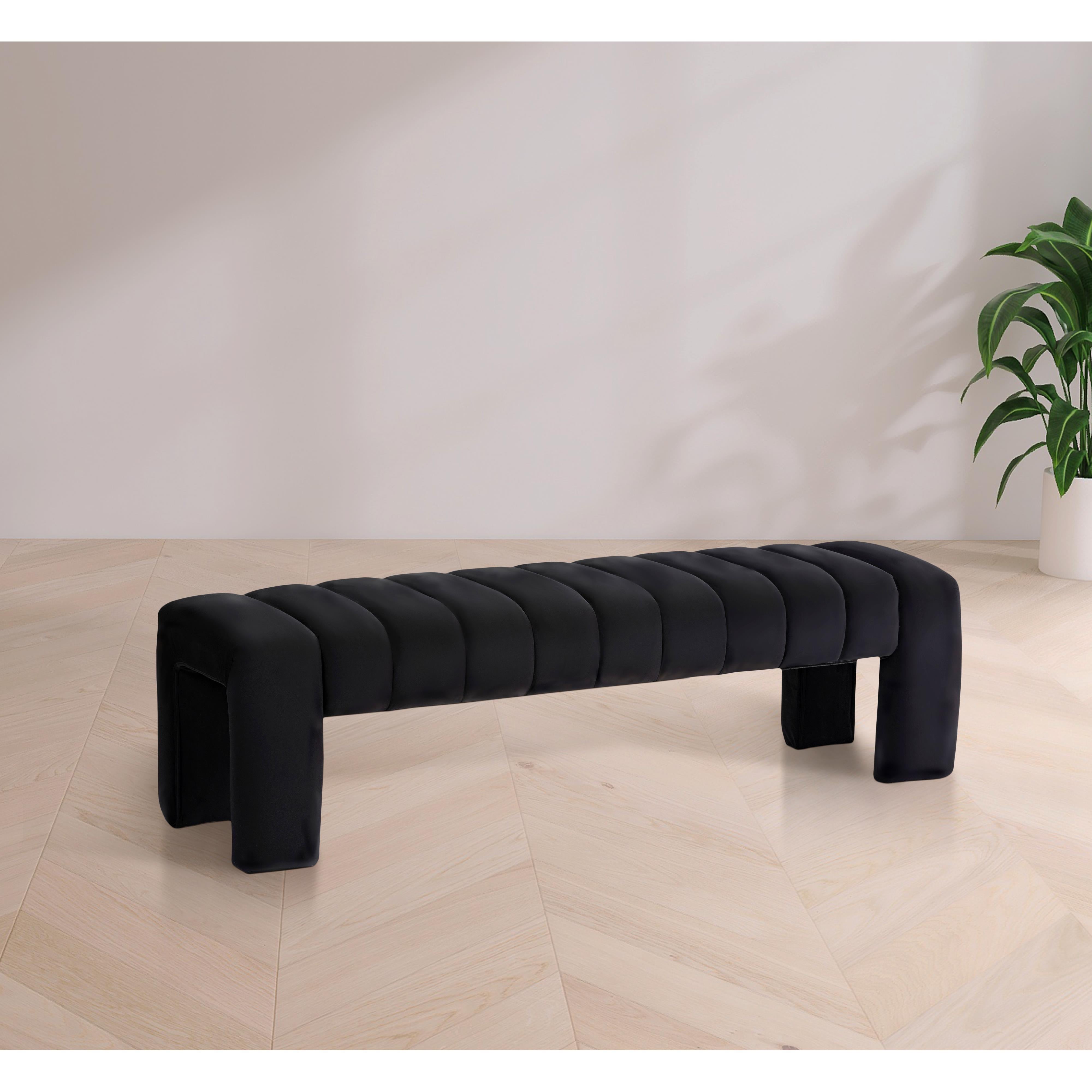 Meridian Andaz Black Bench