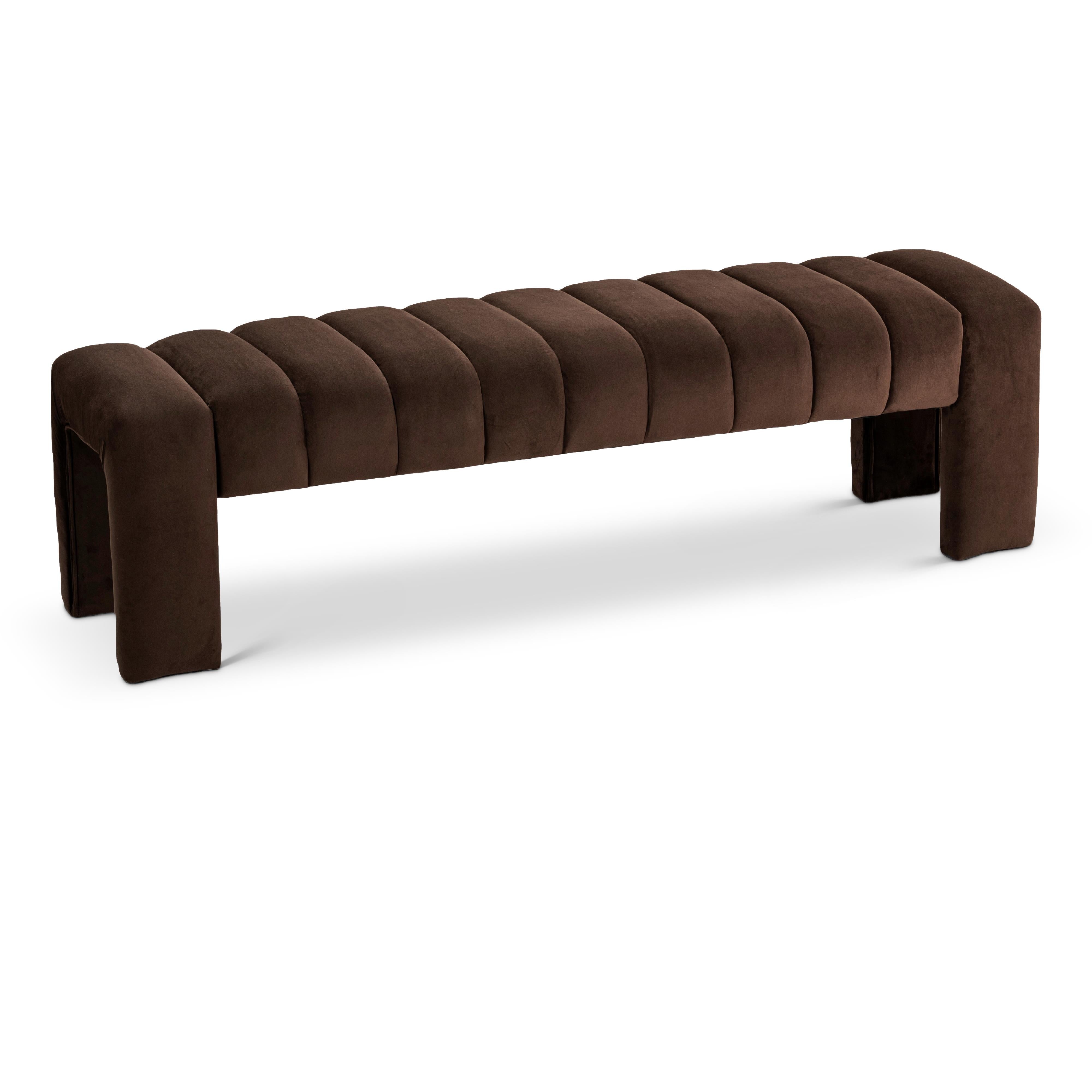 Meridian Andaz Brown Bench