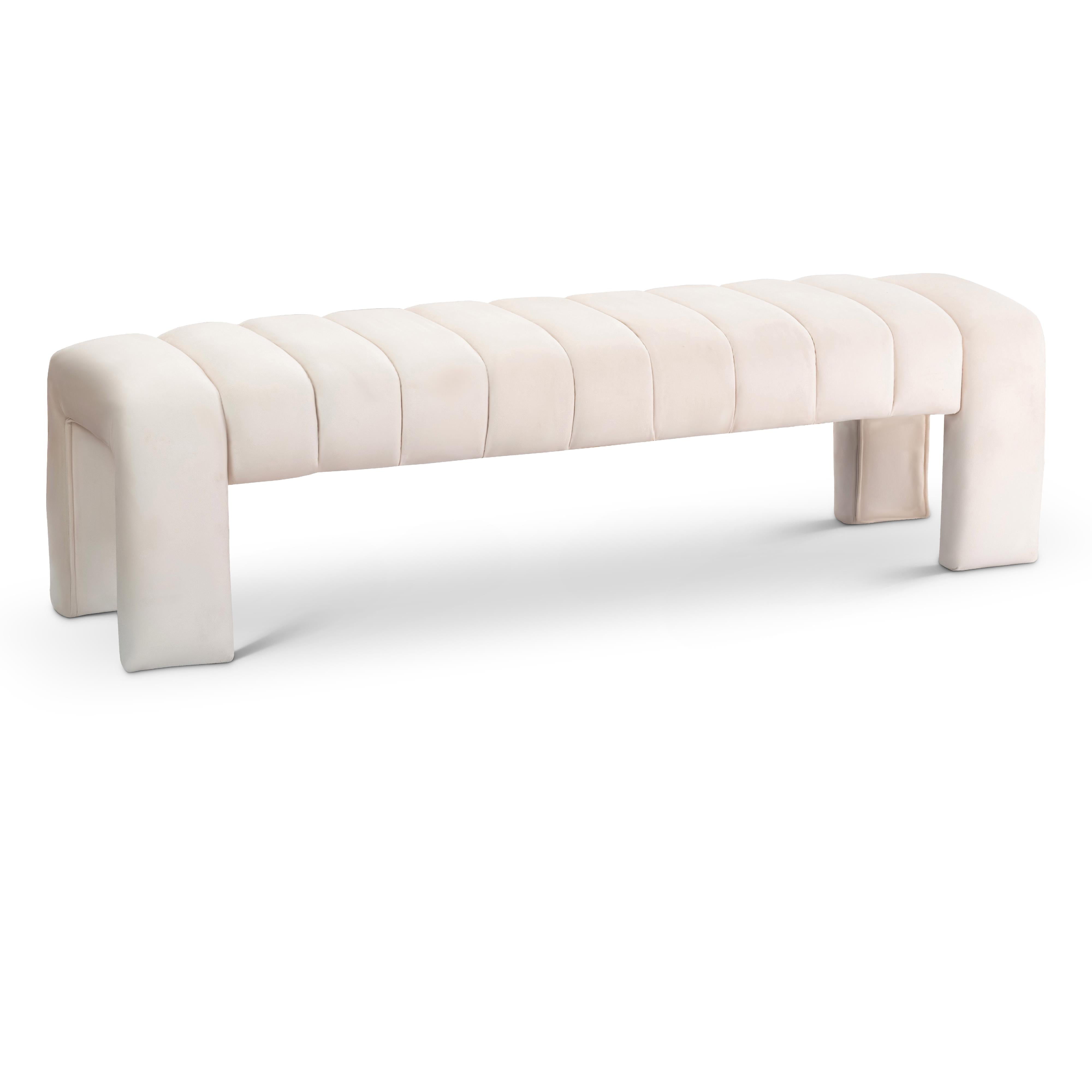 Meridian Andaz Cream Bench