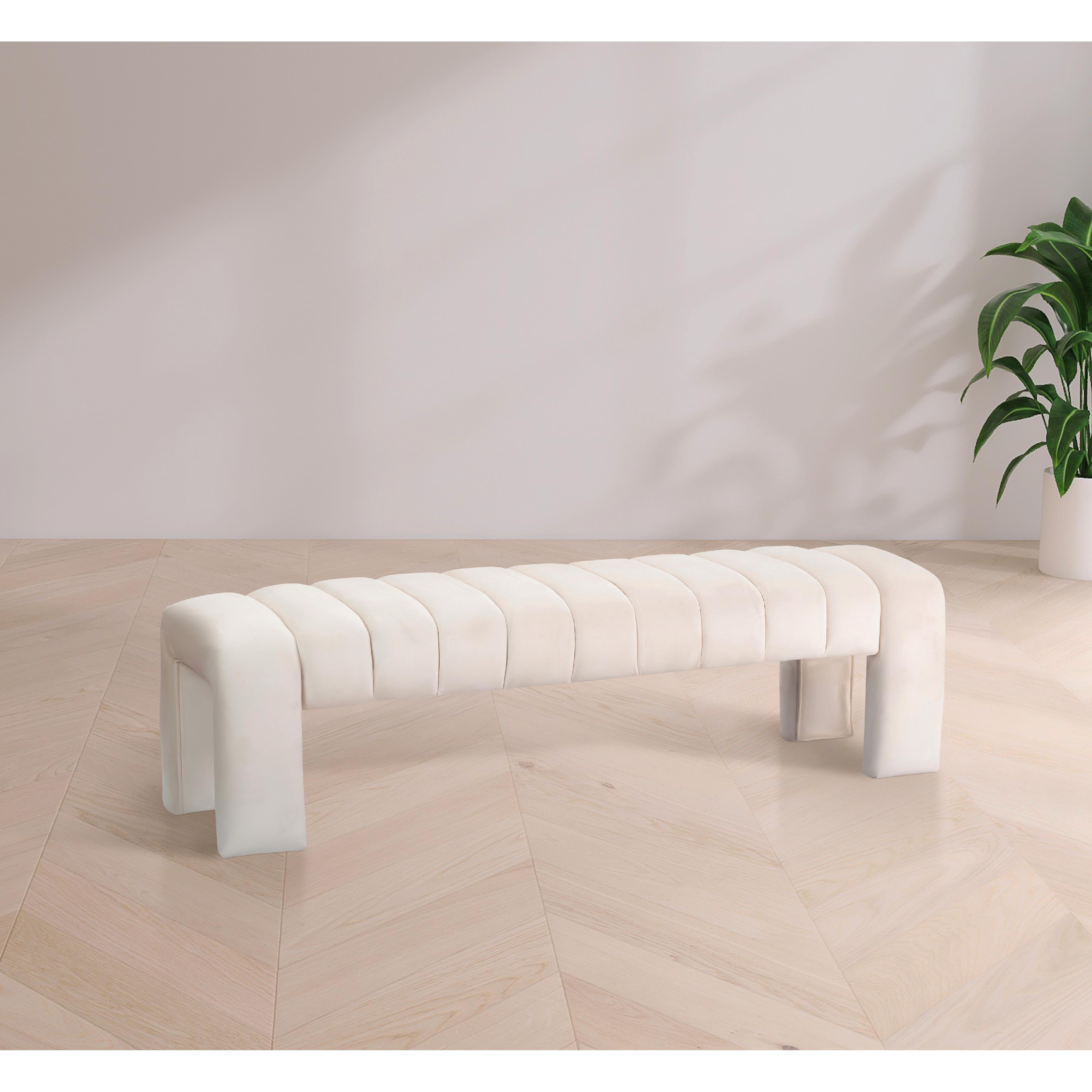 Meridian Andaz Cream Bench