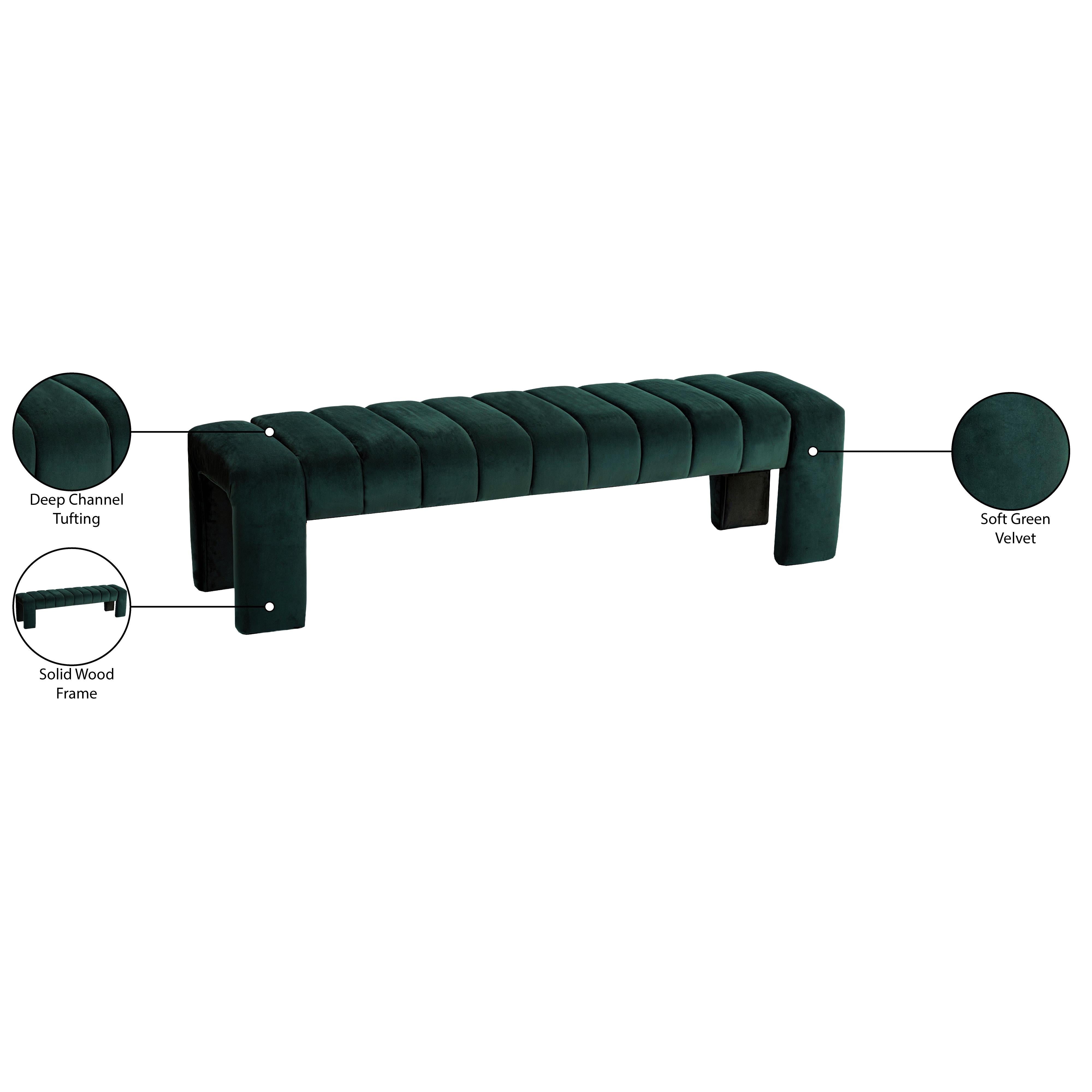 Meridian Andaz Green Bench