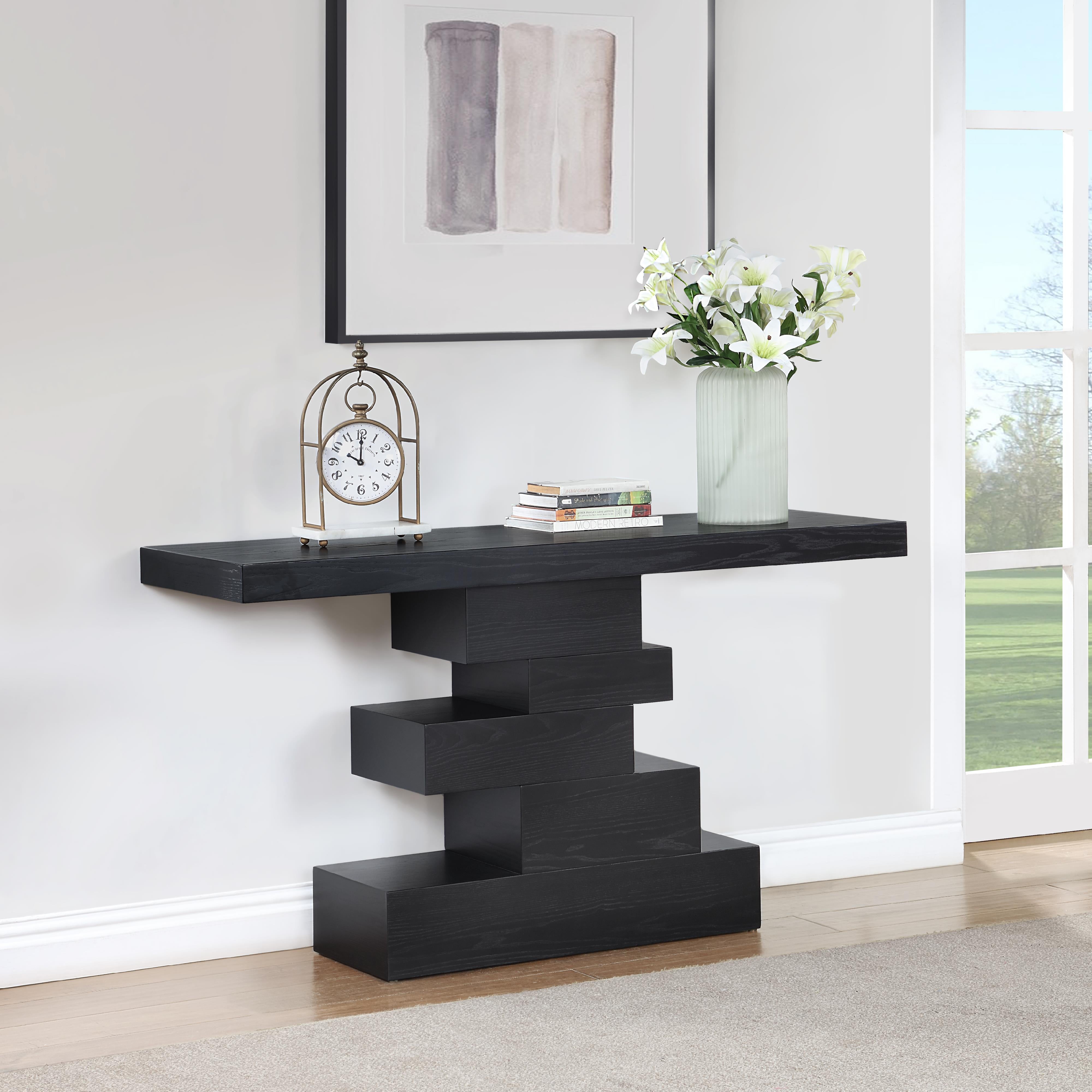 Meridian Westmount Black Console Table