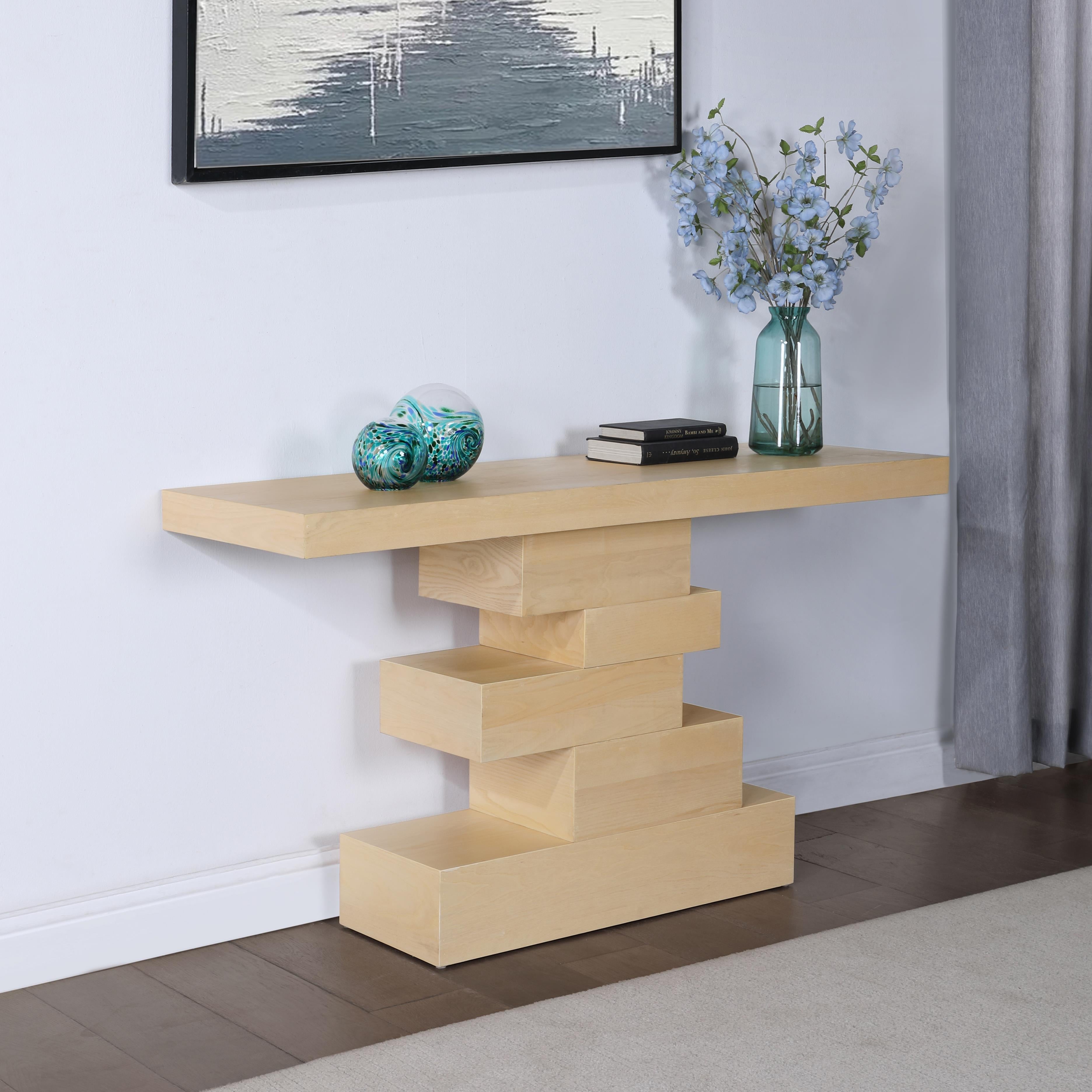 Meridian Westmount Natural Console Table