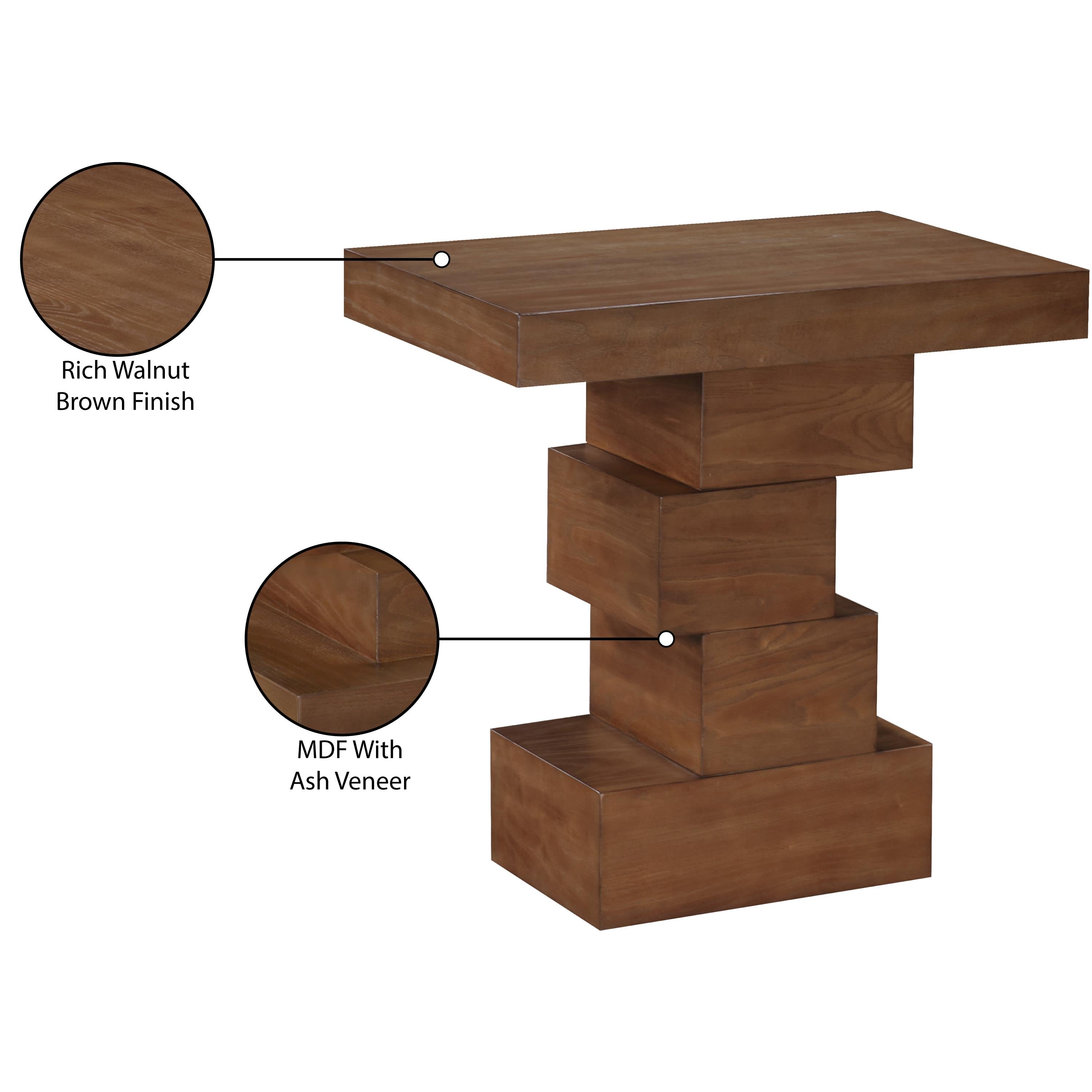 Meridian Westmount Walnut End Table