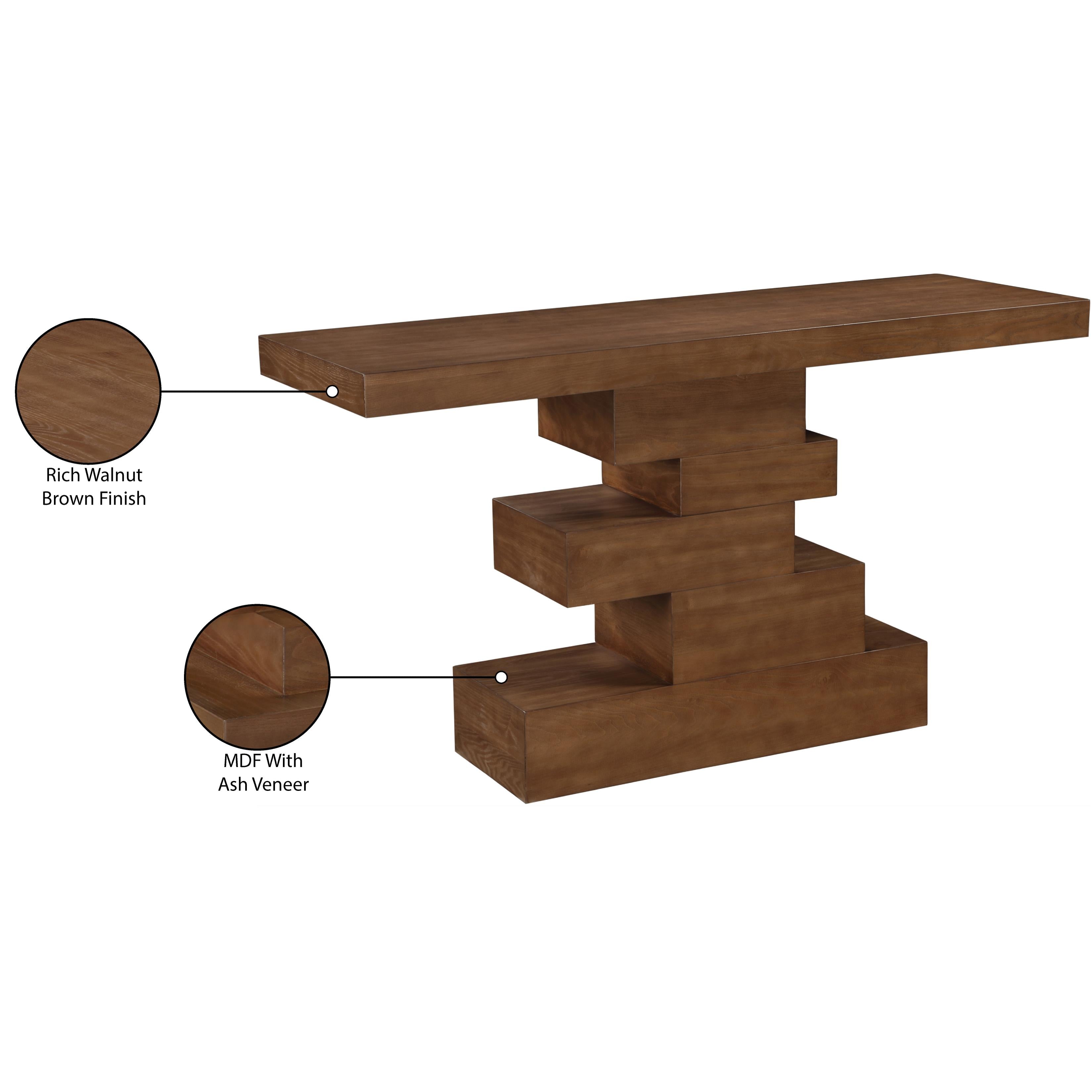 Meridian Westmount Walnut Console Table