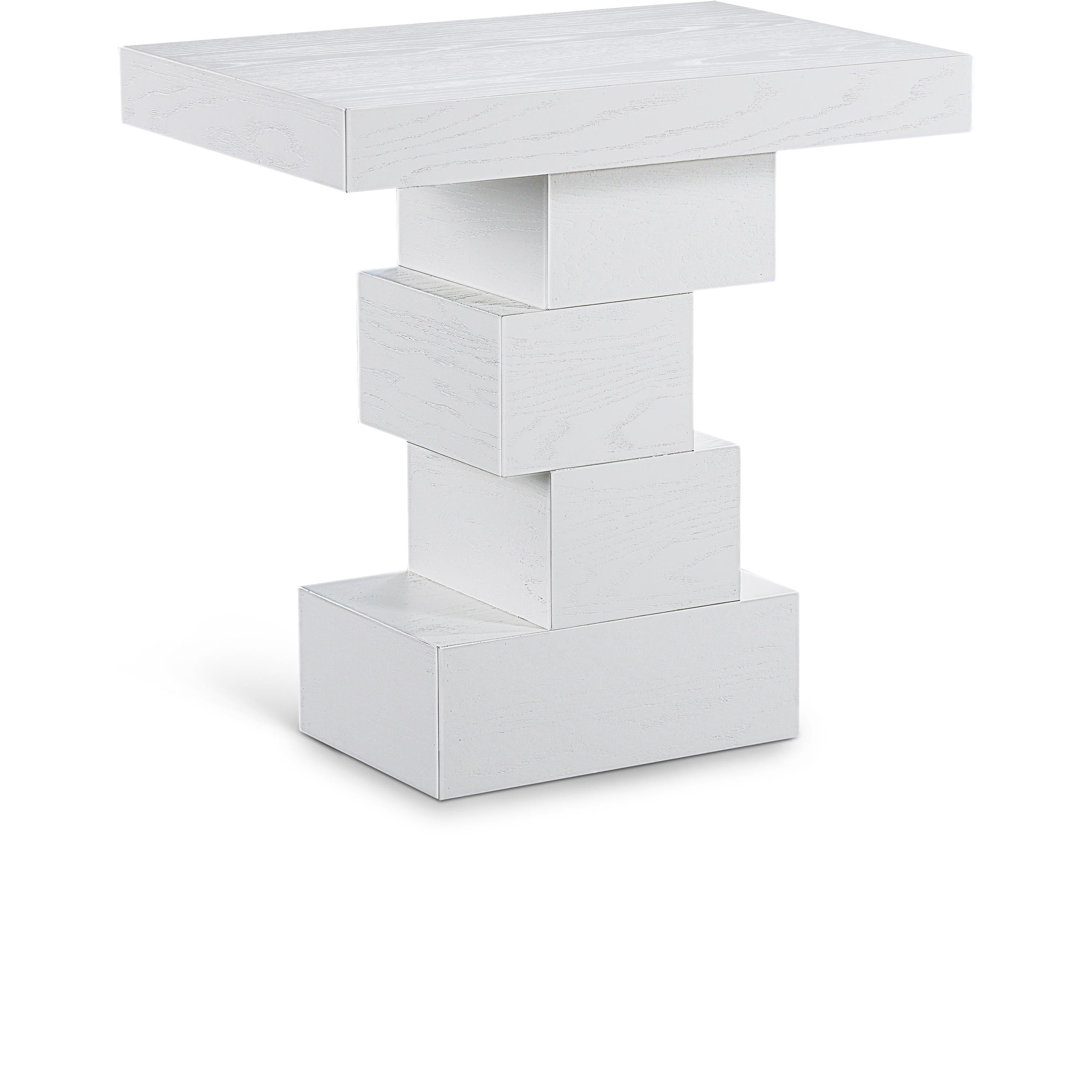 Meridian Westmount Off-White End Table