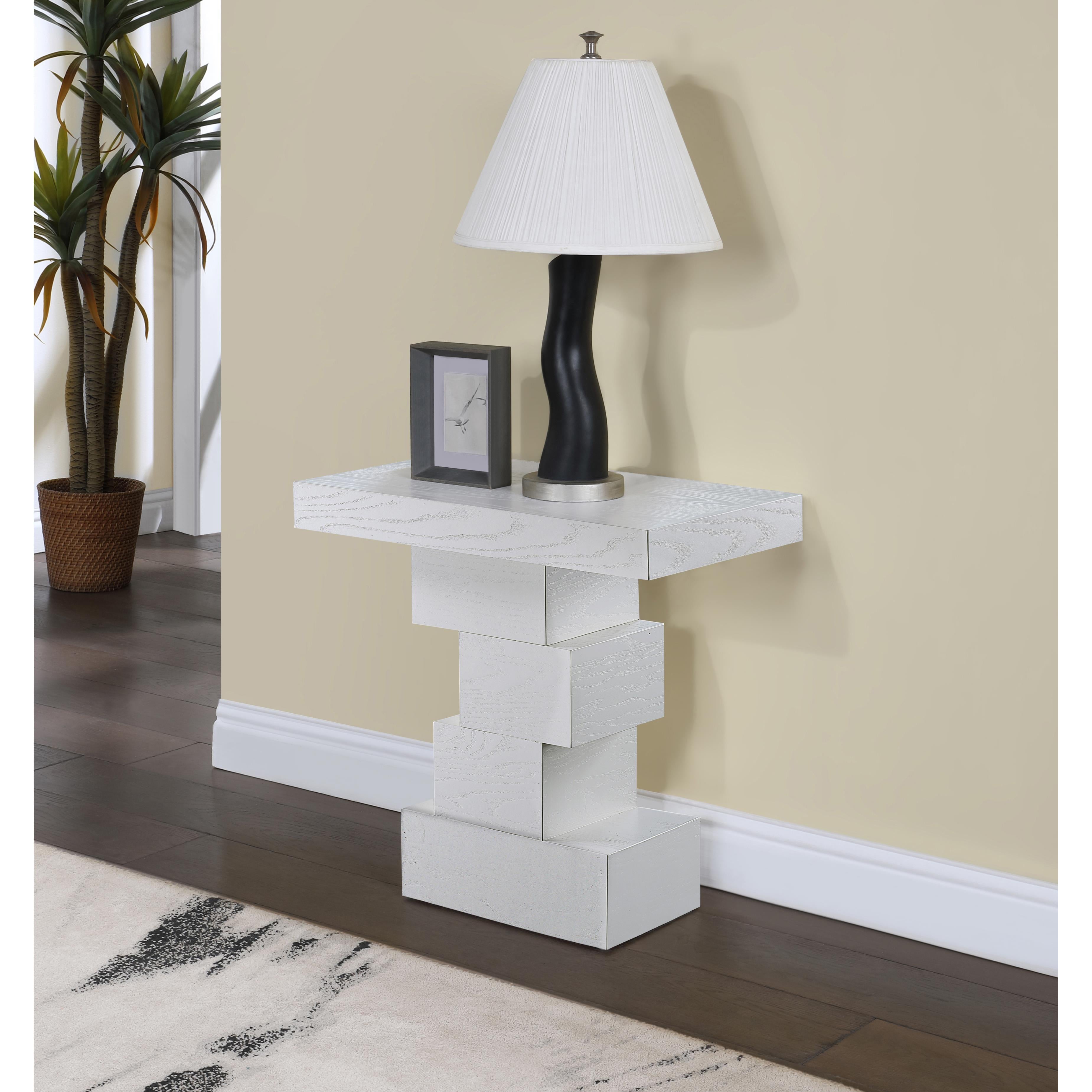 Meridian Westmount Off-White End Table