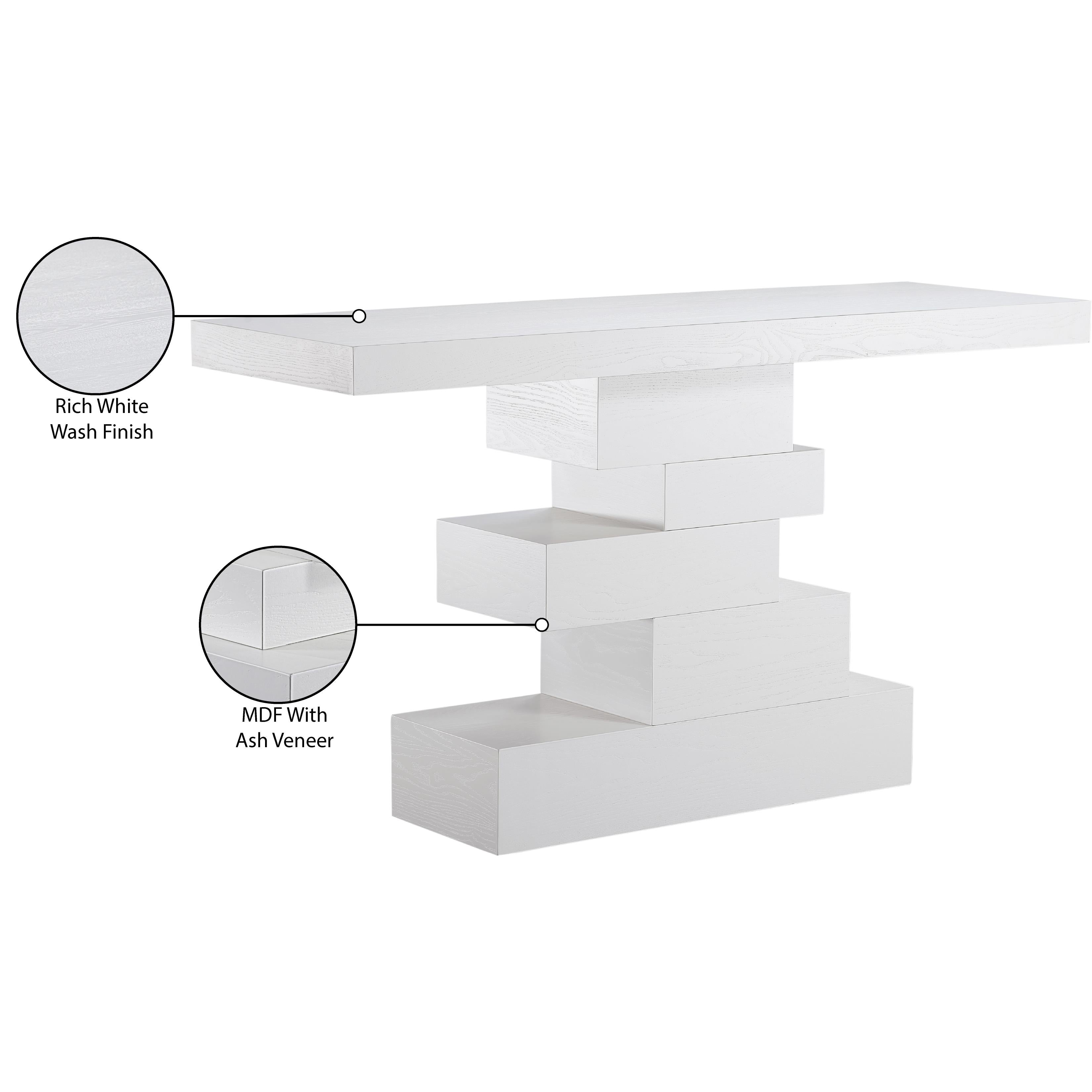 Meridian Westmount Off-White Console Table