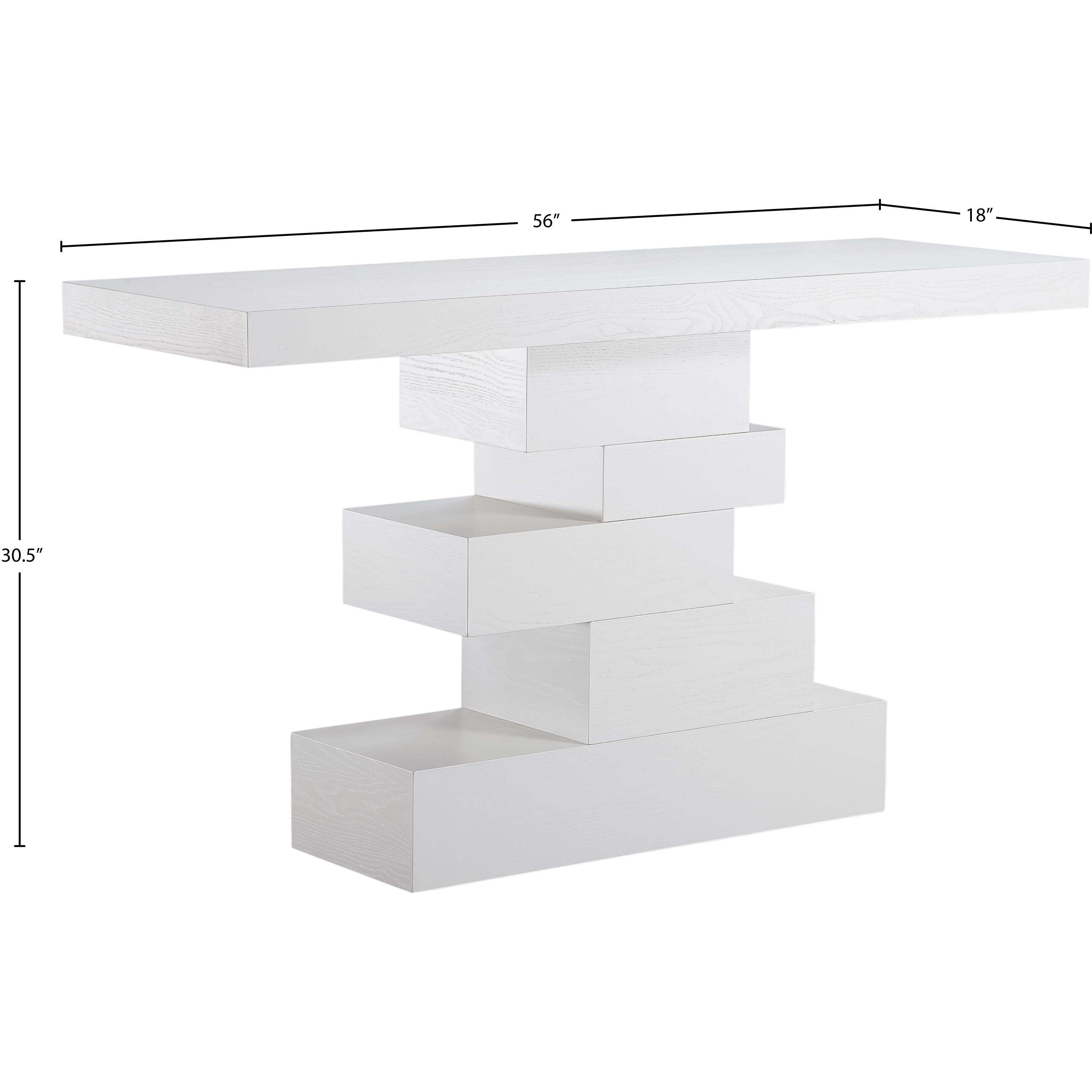 Meridian Westmount Off-White Console Table