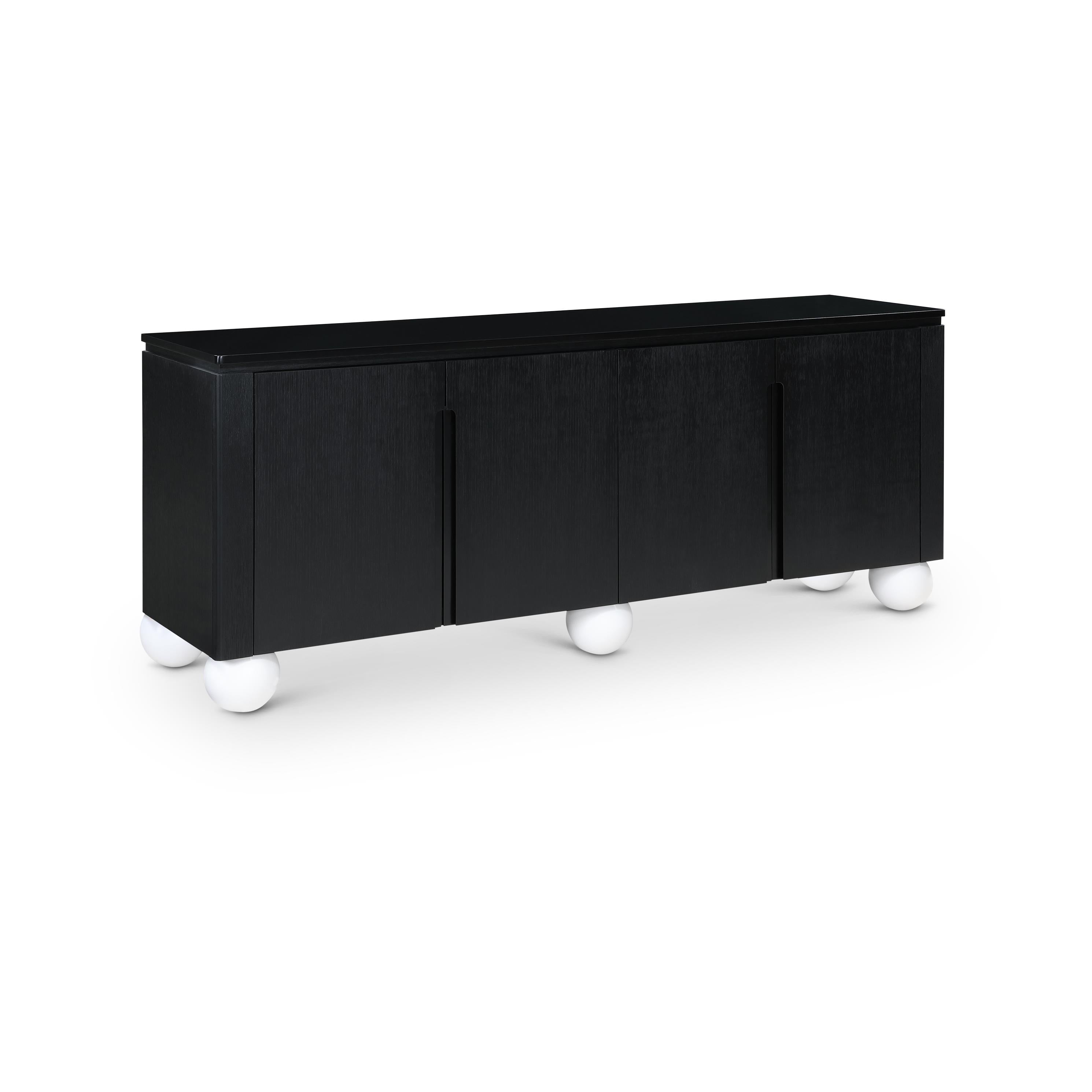 Meridian Cardiff Black Sideboard/Buffet