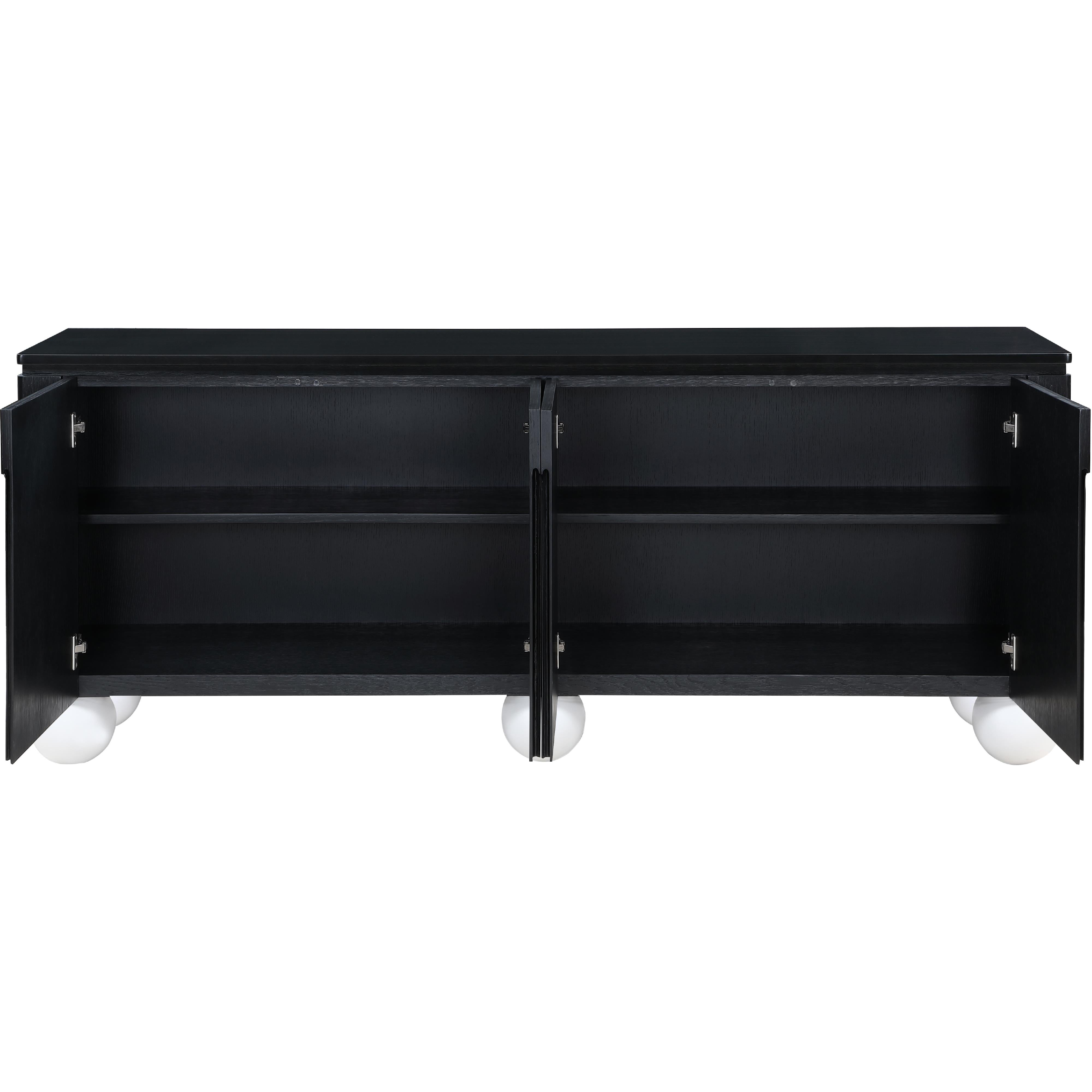 Meridian Cardiff Black Sideboard/Buffet