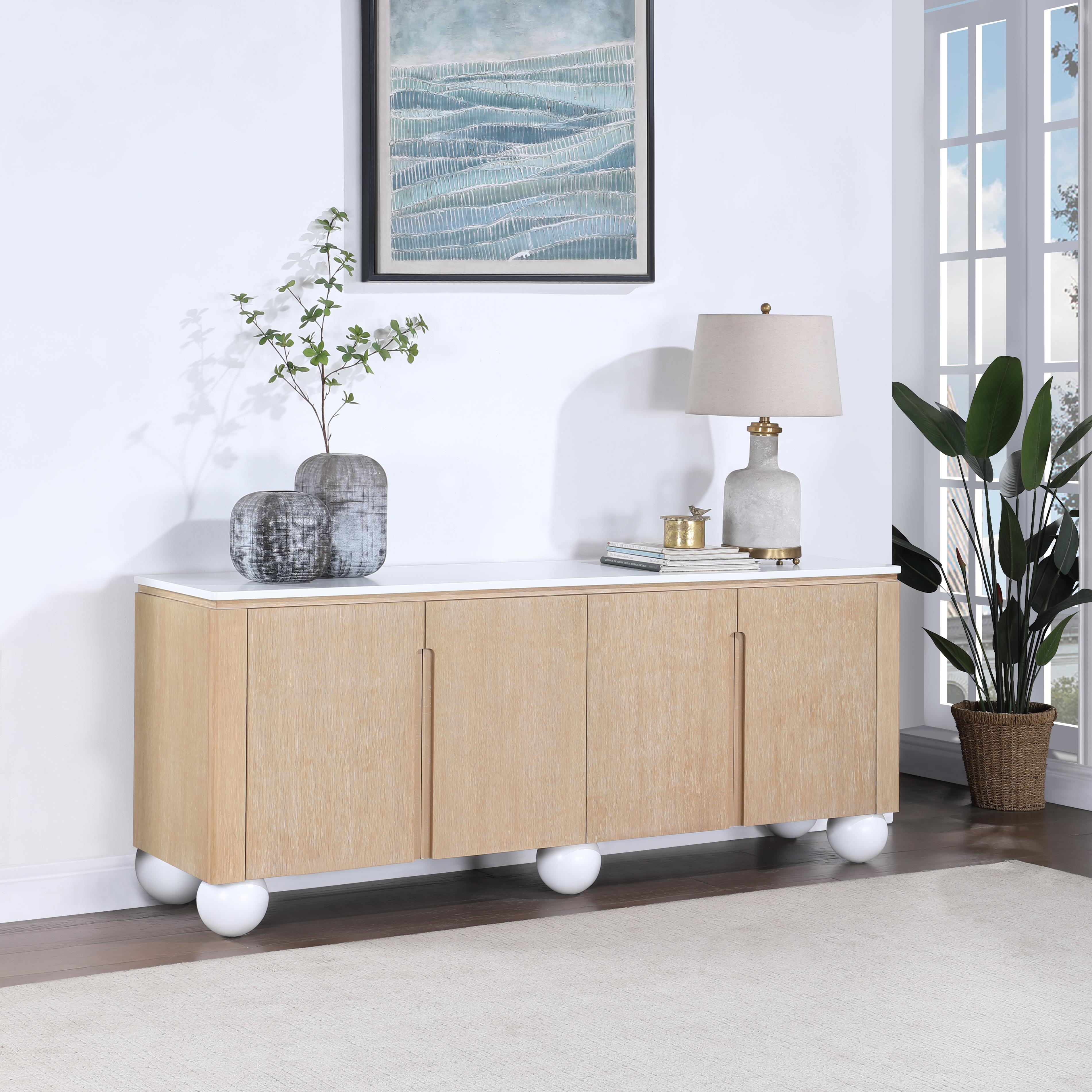 Meridian Cardiff Natural Sideboard/Buffet