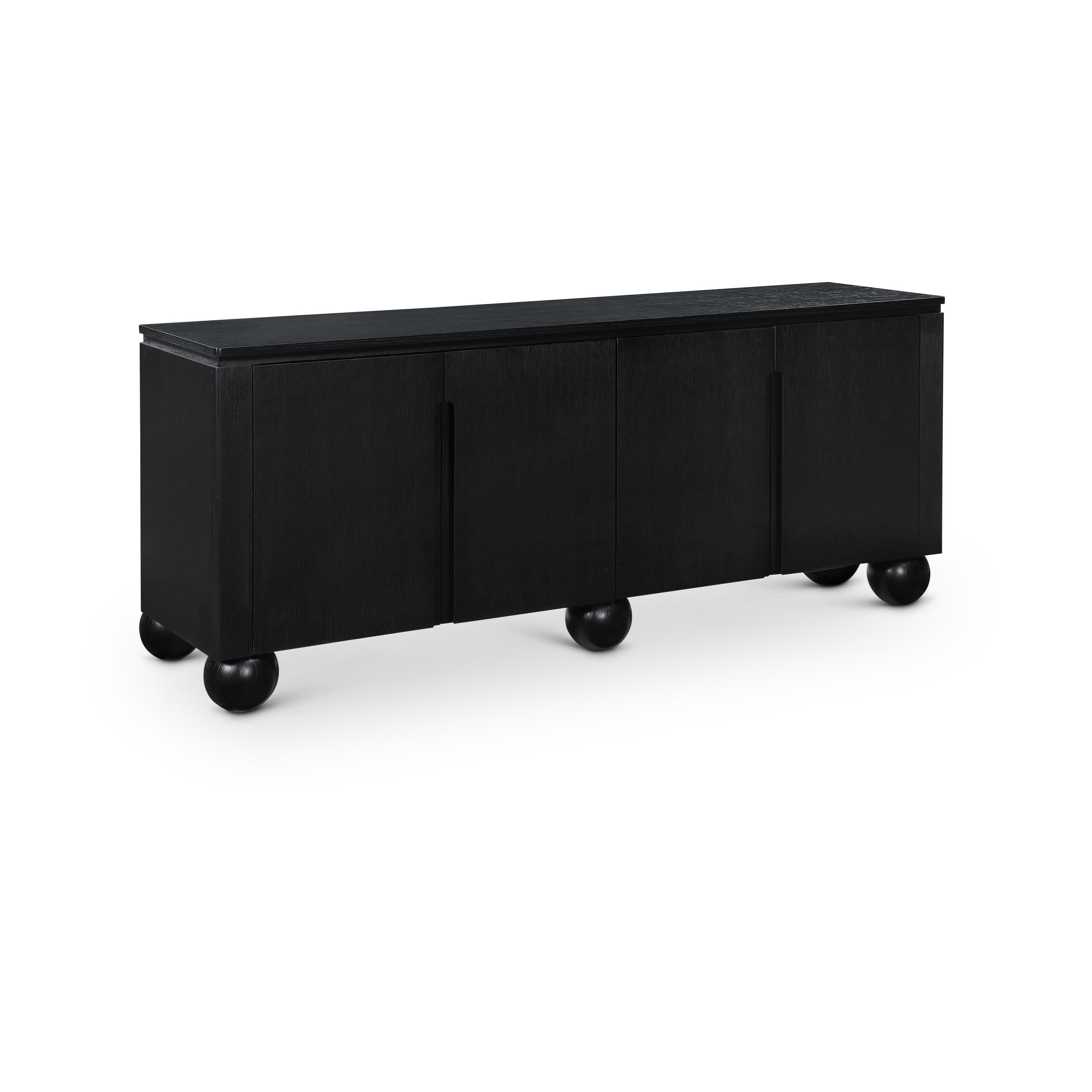 Meridian Cardiff Black Sideboard/Buffet