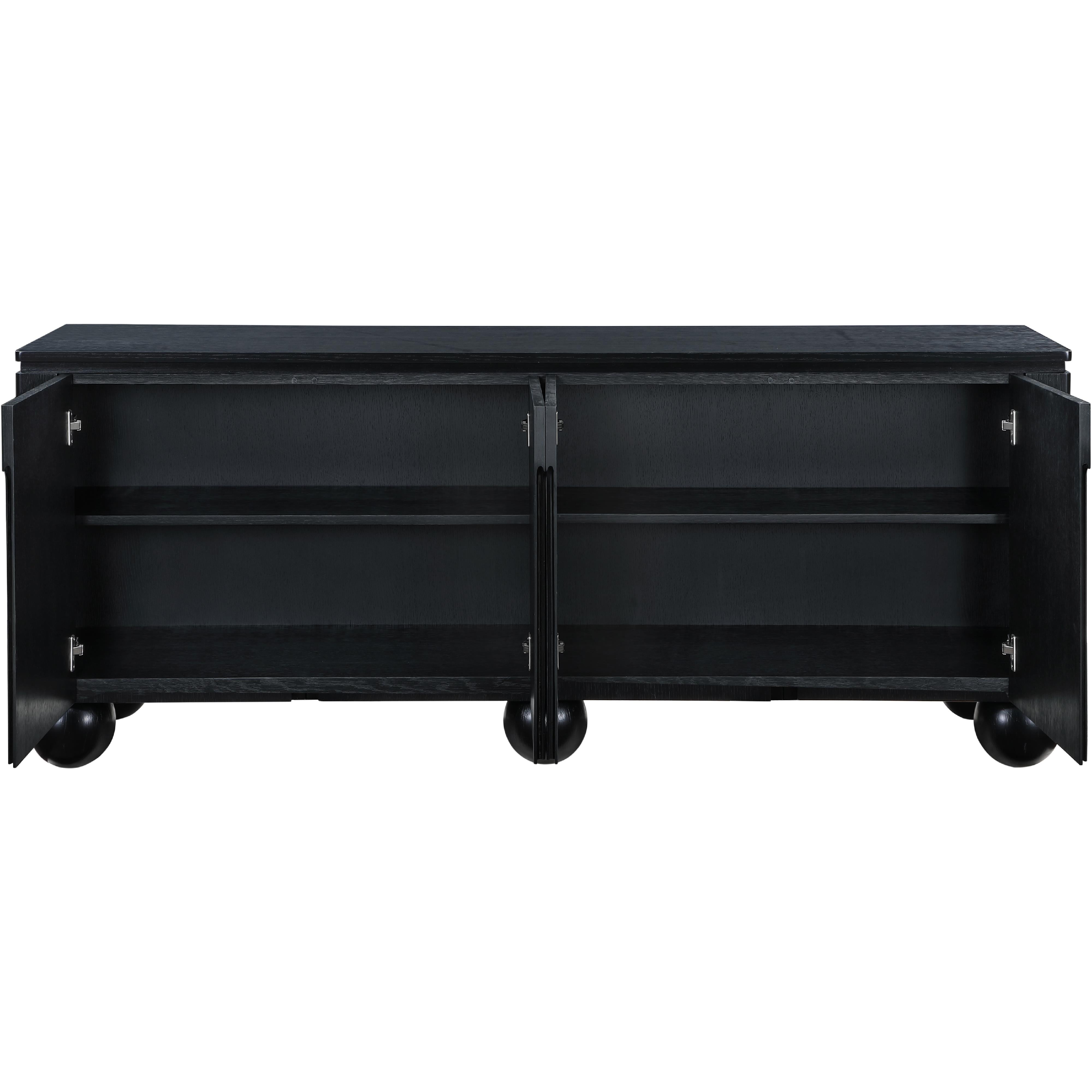 Meridian Cardiff Black Sideboard/Buffet