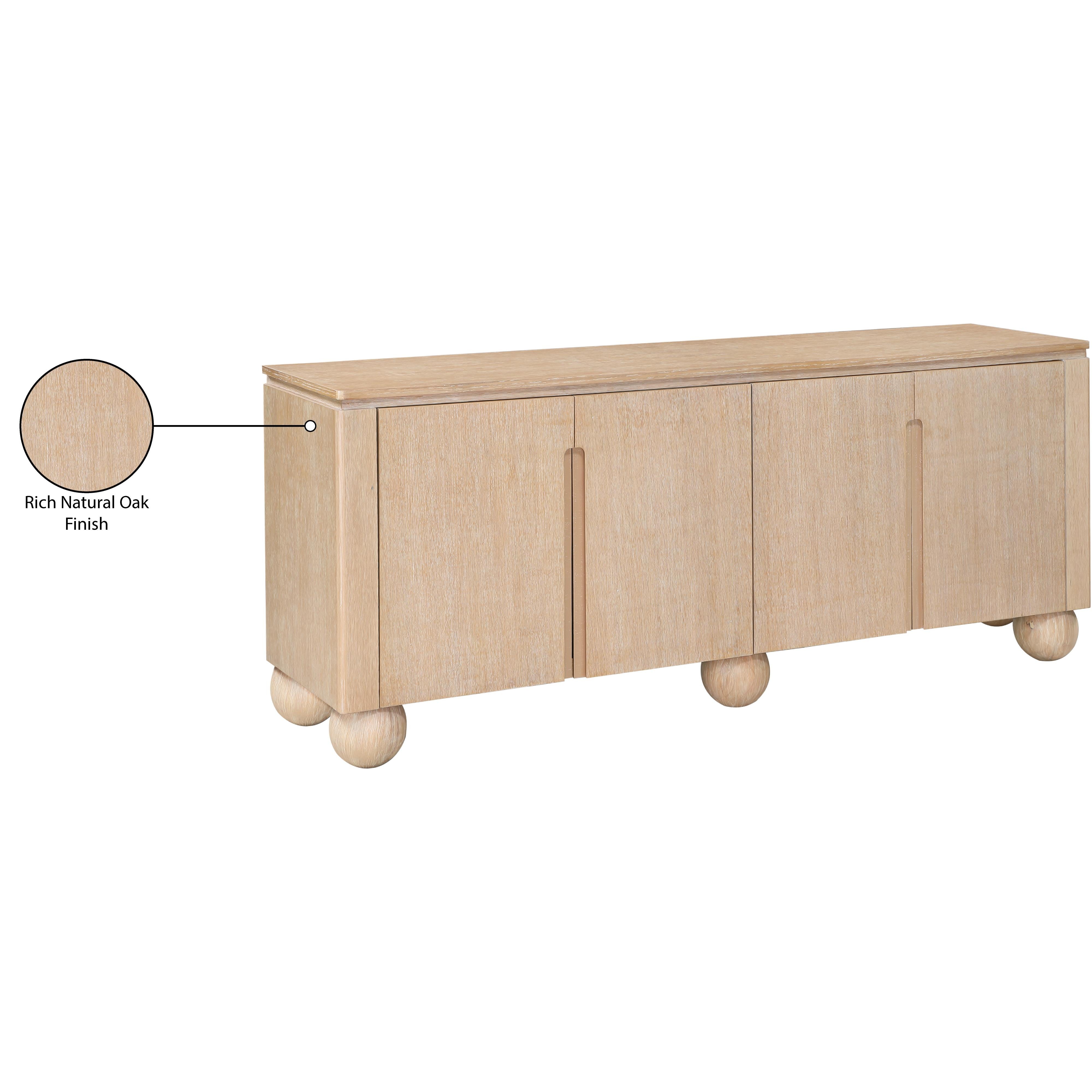 Meridian Cardiff Natural Sideboard/Buffet