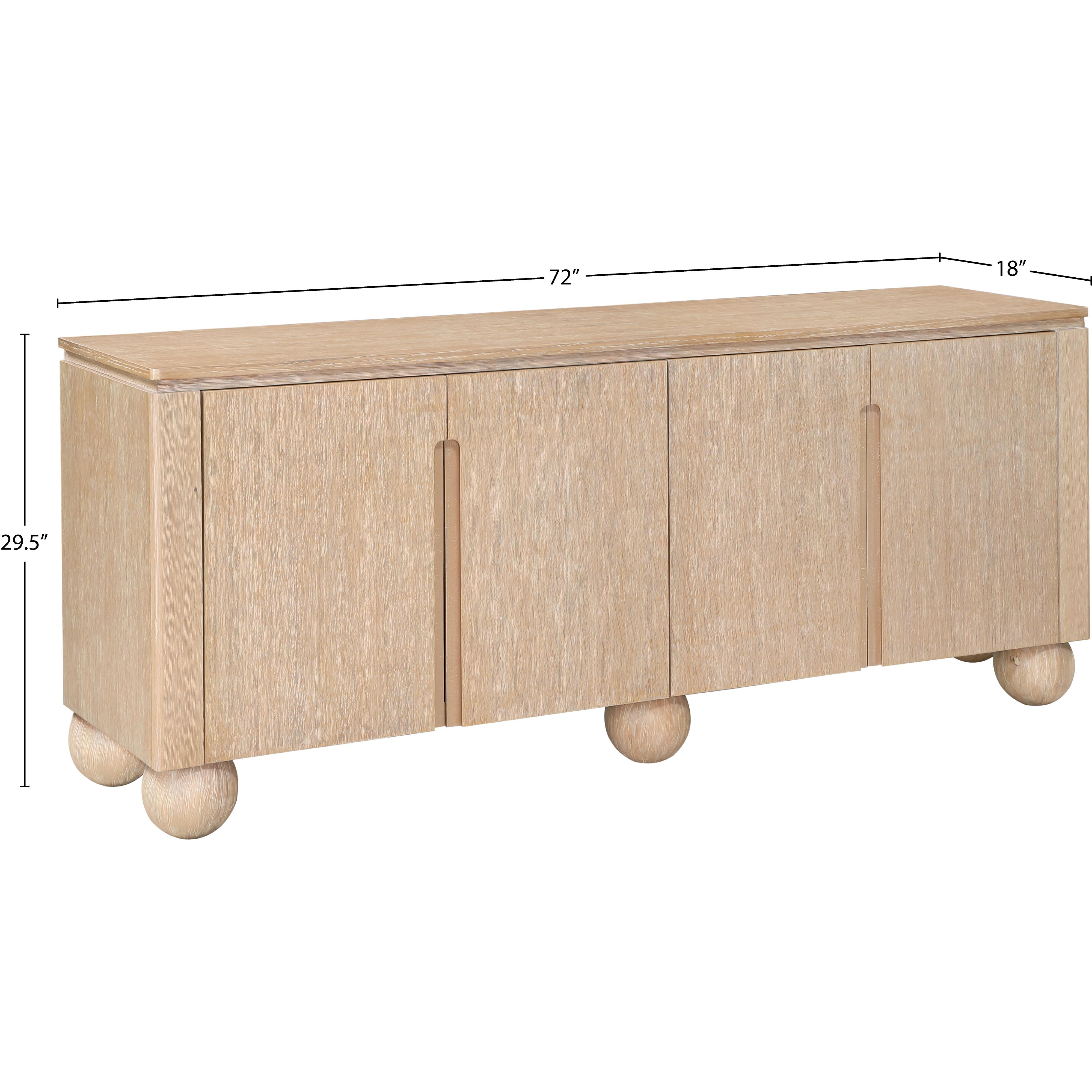 Meridian Cardiff Natural Sideboard/Buffet