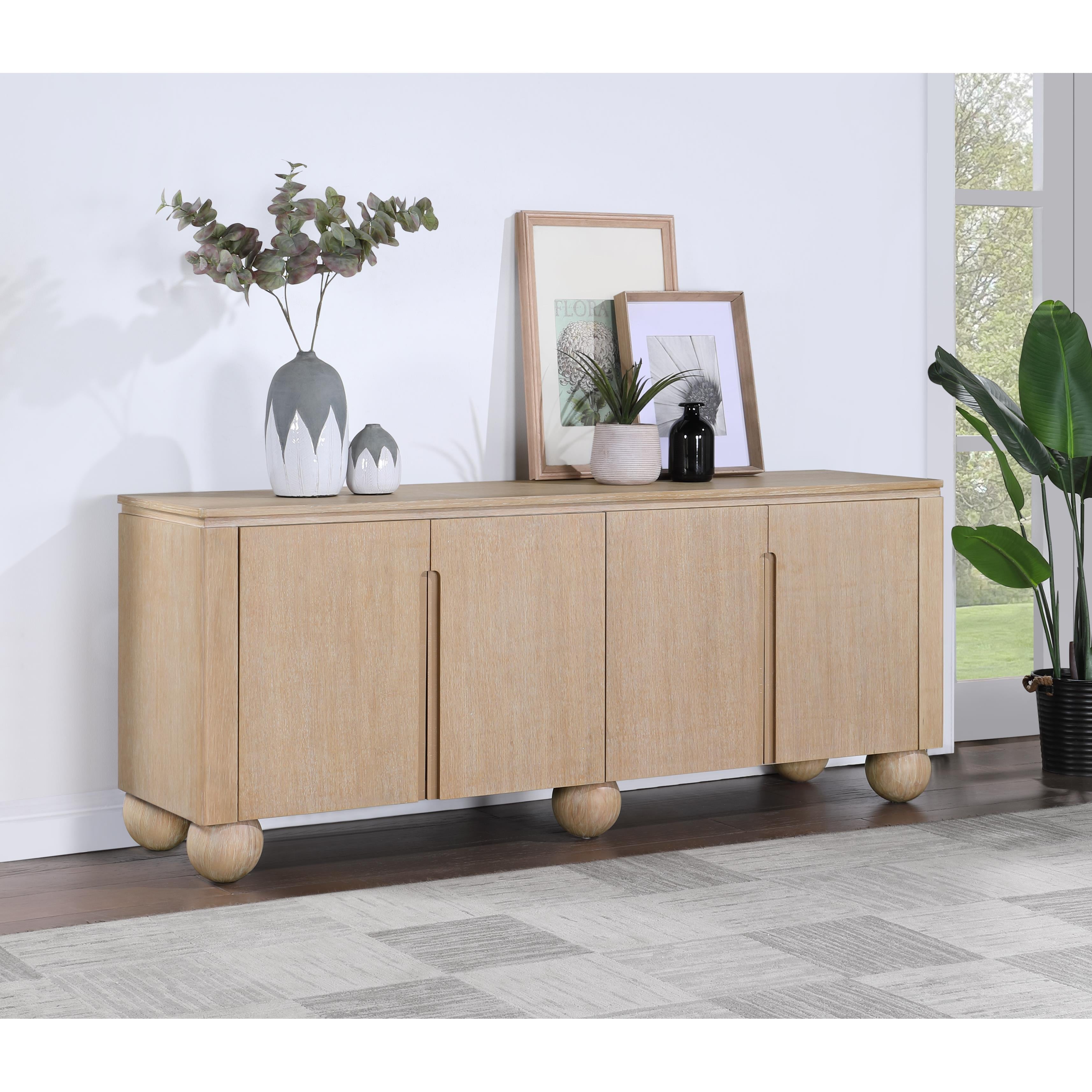 Meridian Cardiff Natural Sideboard/Buffet