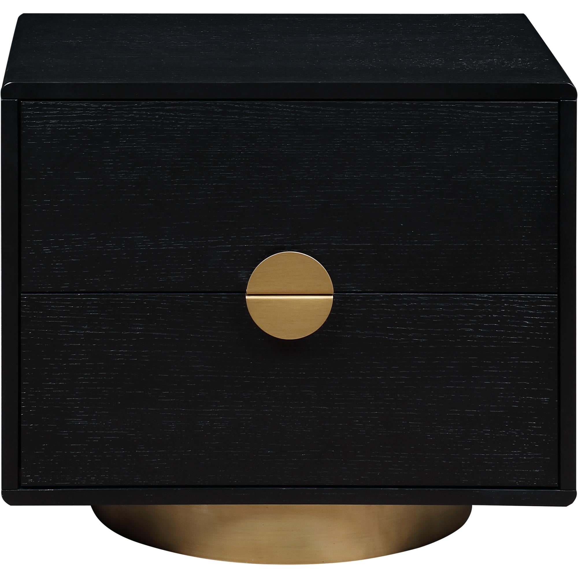 Meridian Wade Black Night Stand / Side Table