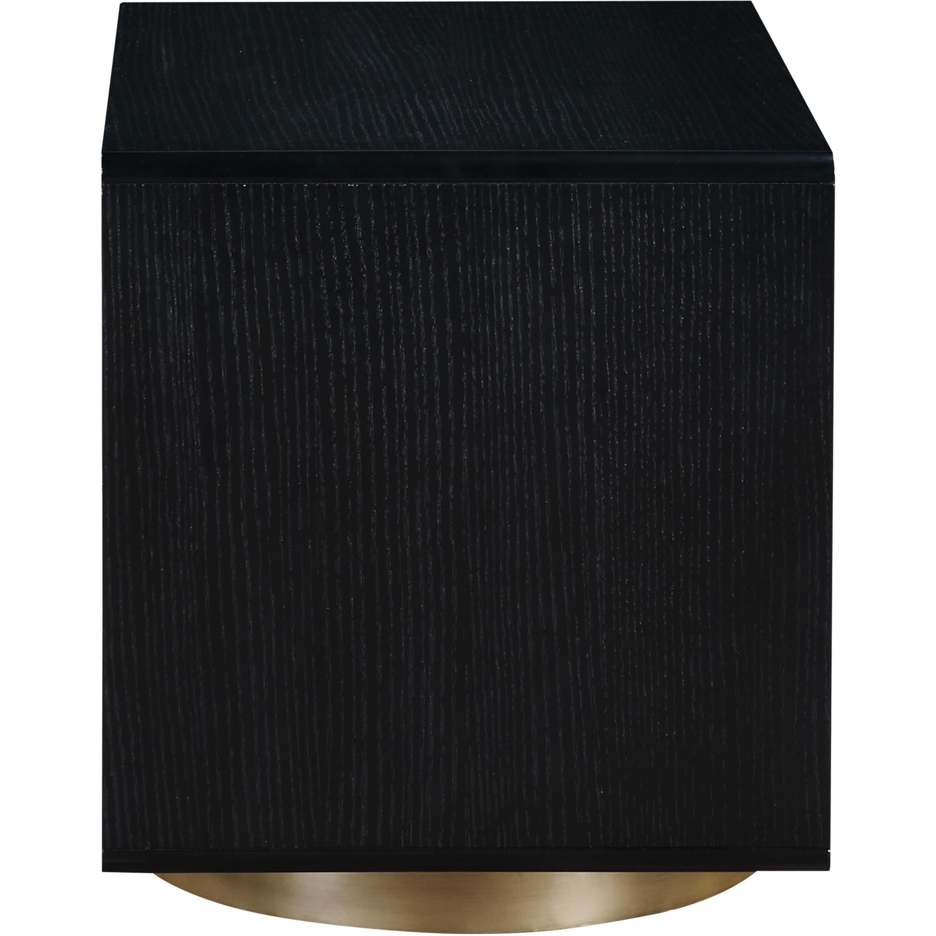 Meridian Wade Black Night Stand / Side Table