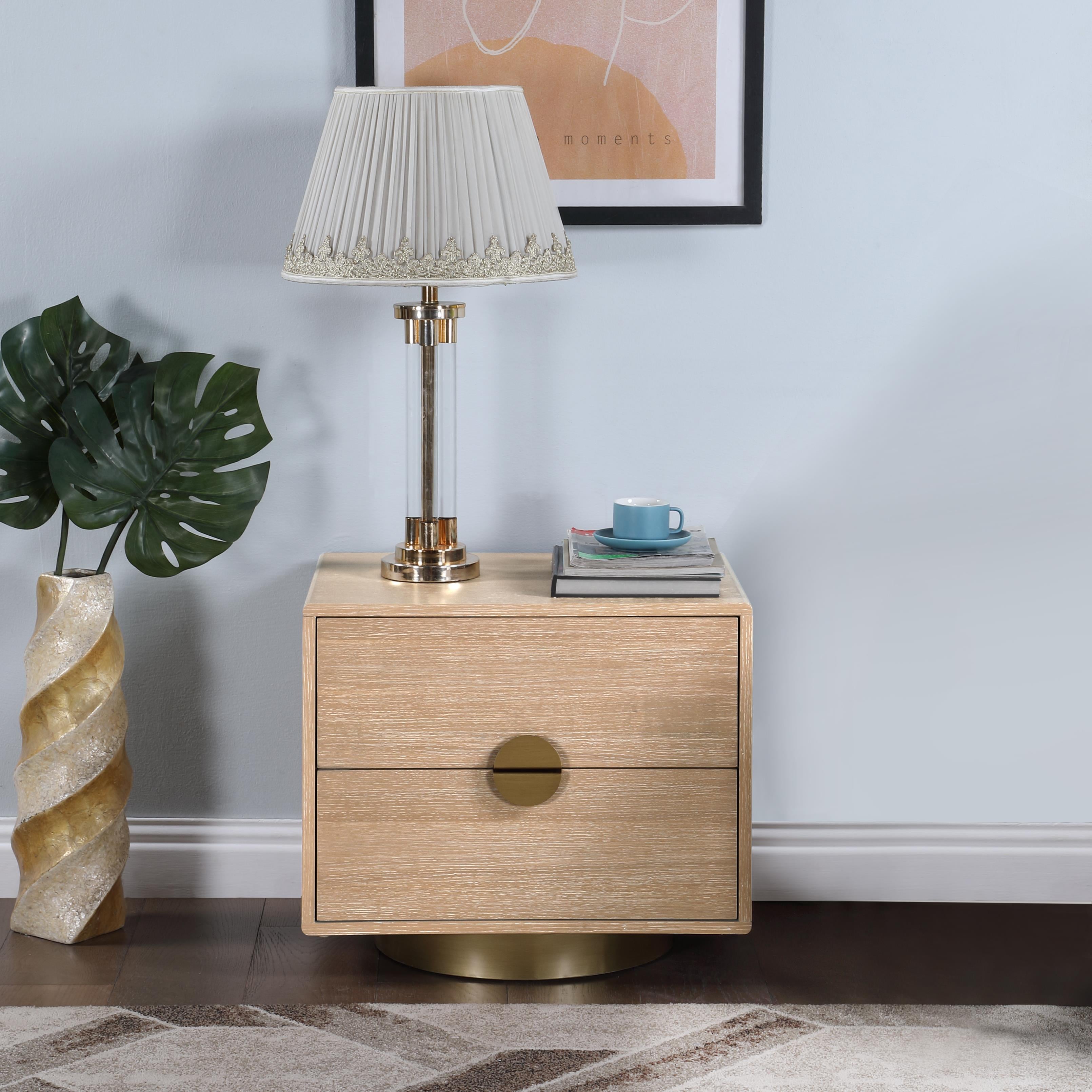 Meridian Wade Natural Night Stand / Side Table