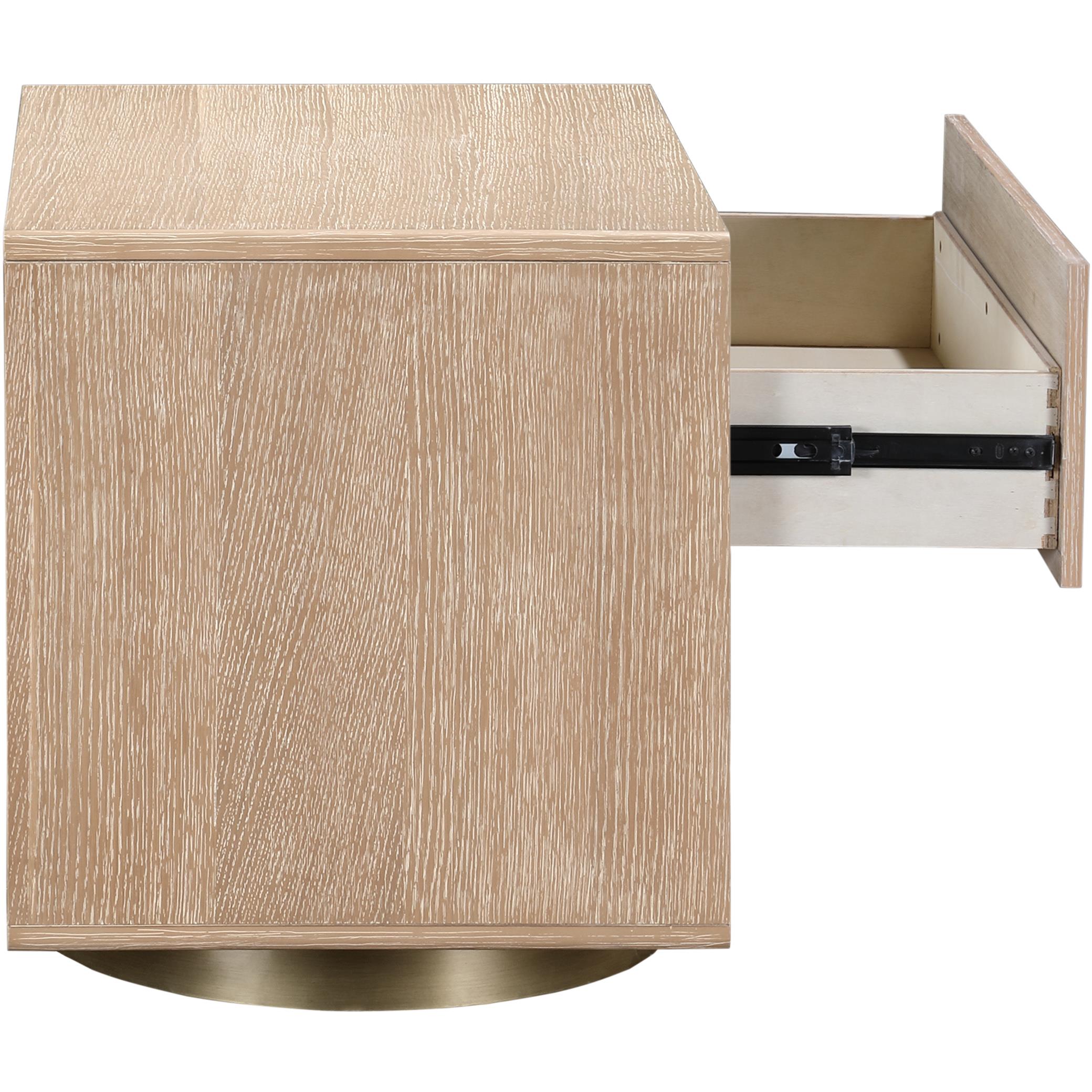 Meridian Wade Natural Night Stand / Side Table