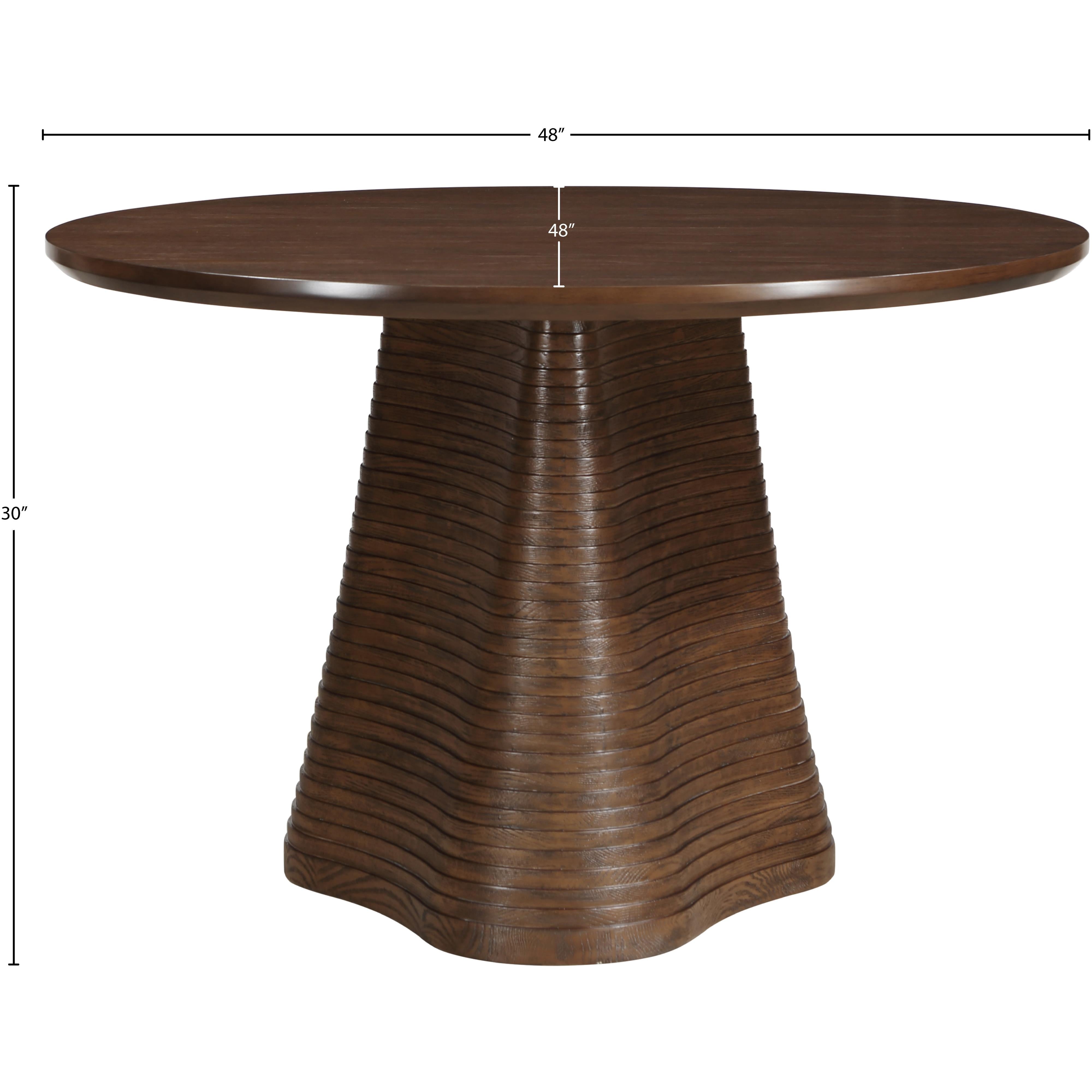 Meridian Bernada Brown Dining Table