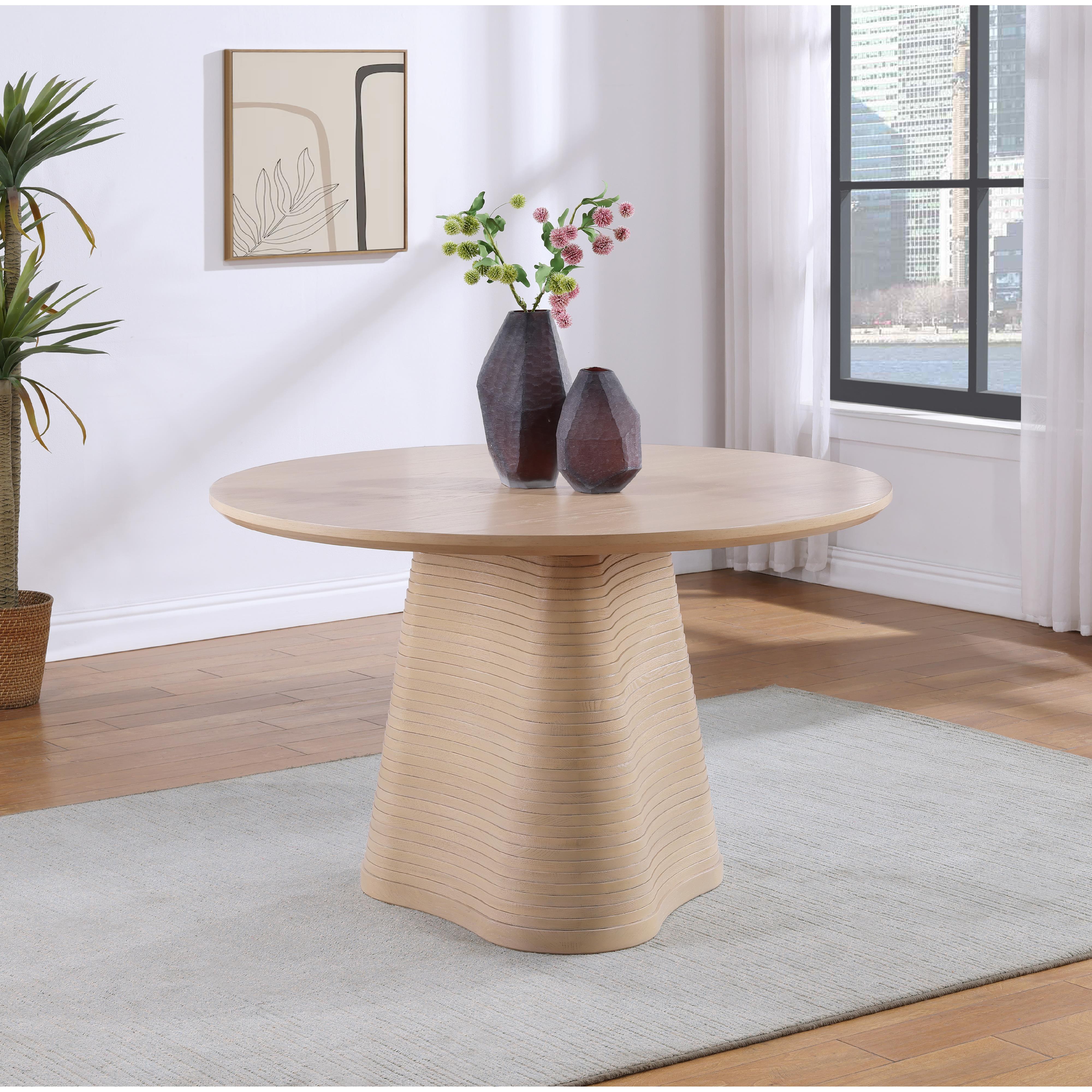 Meridian Bernada Natural Dining Table