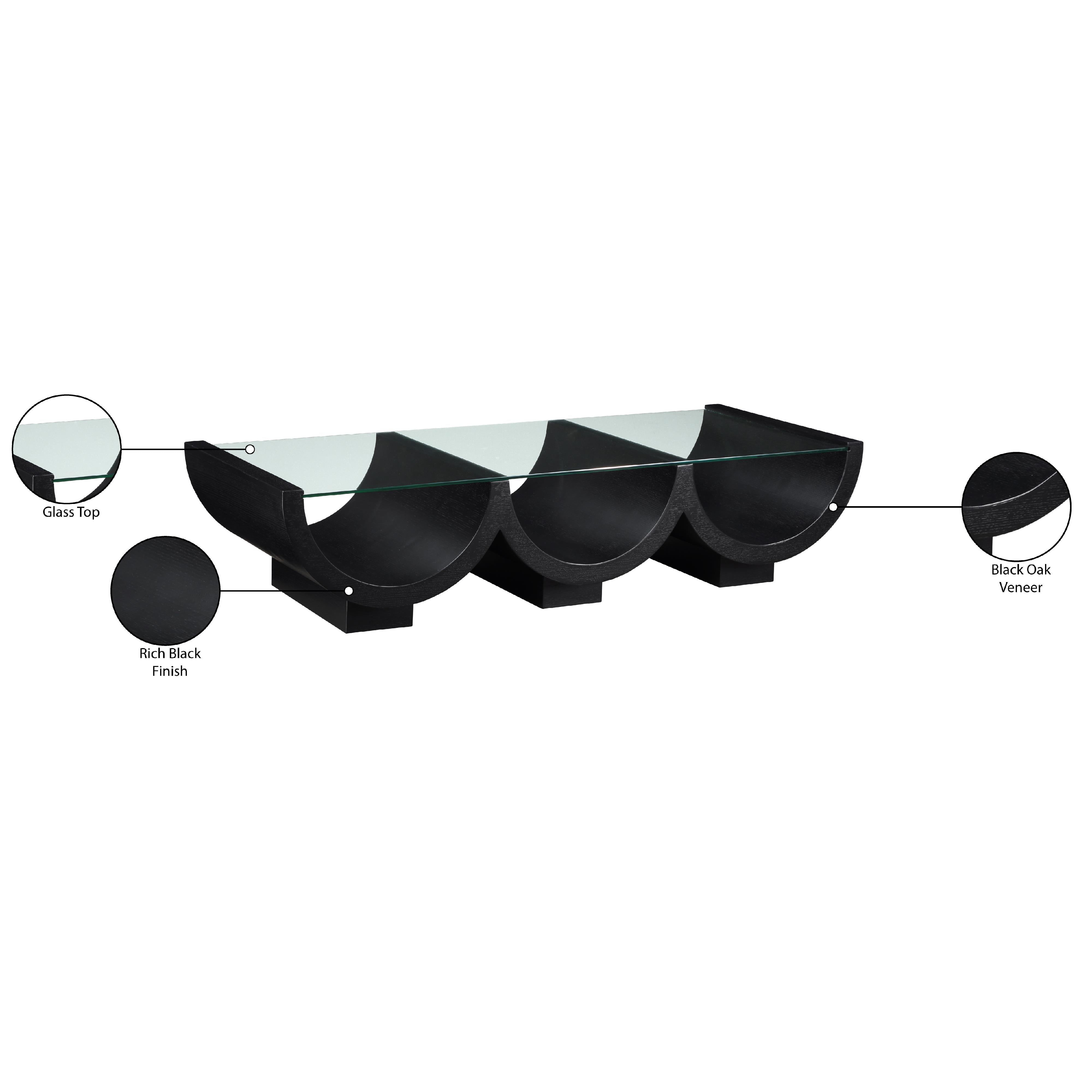 Meridian Beverwil Black Coffee Table