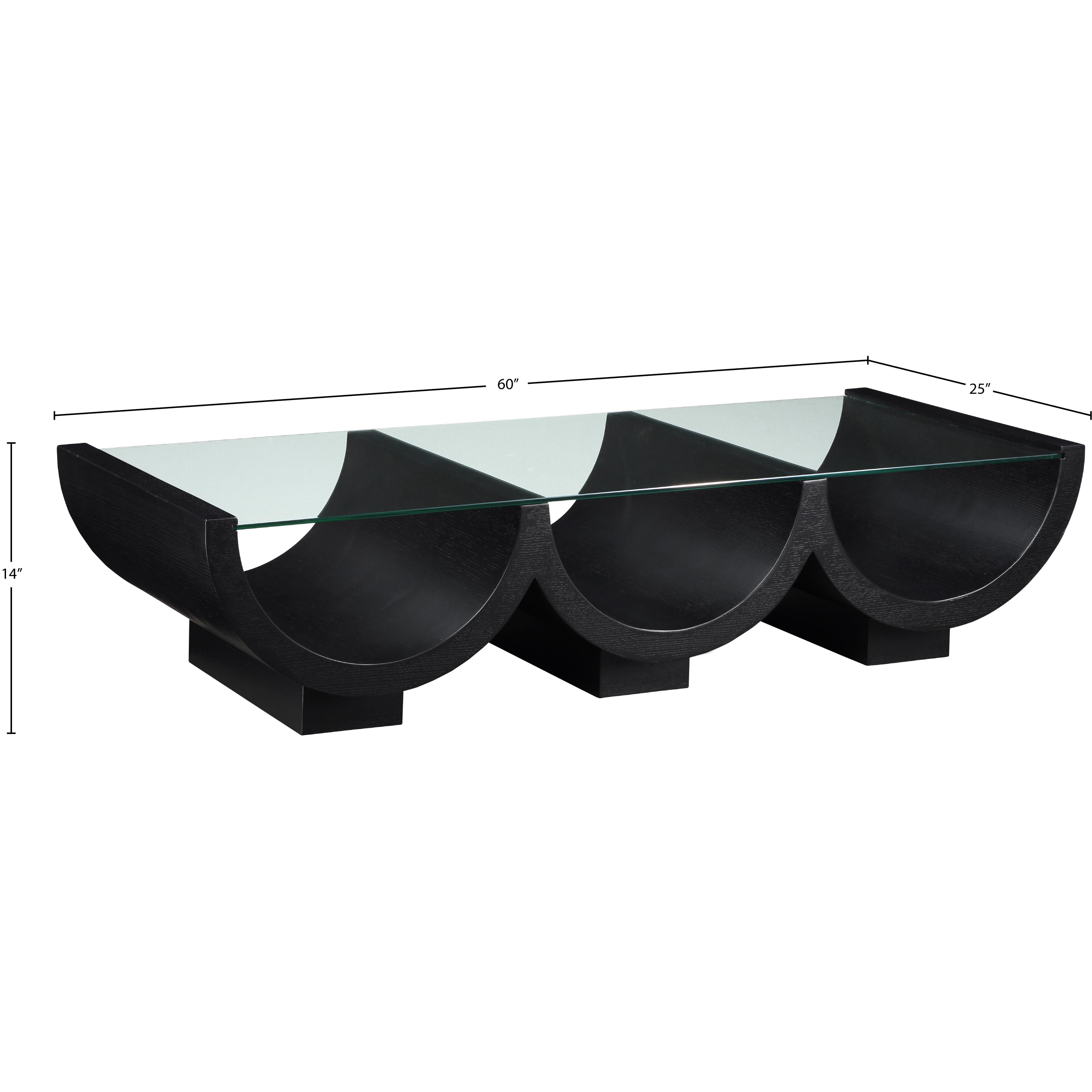 Meridian Beverwil Black Coffee Table