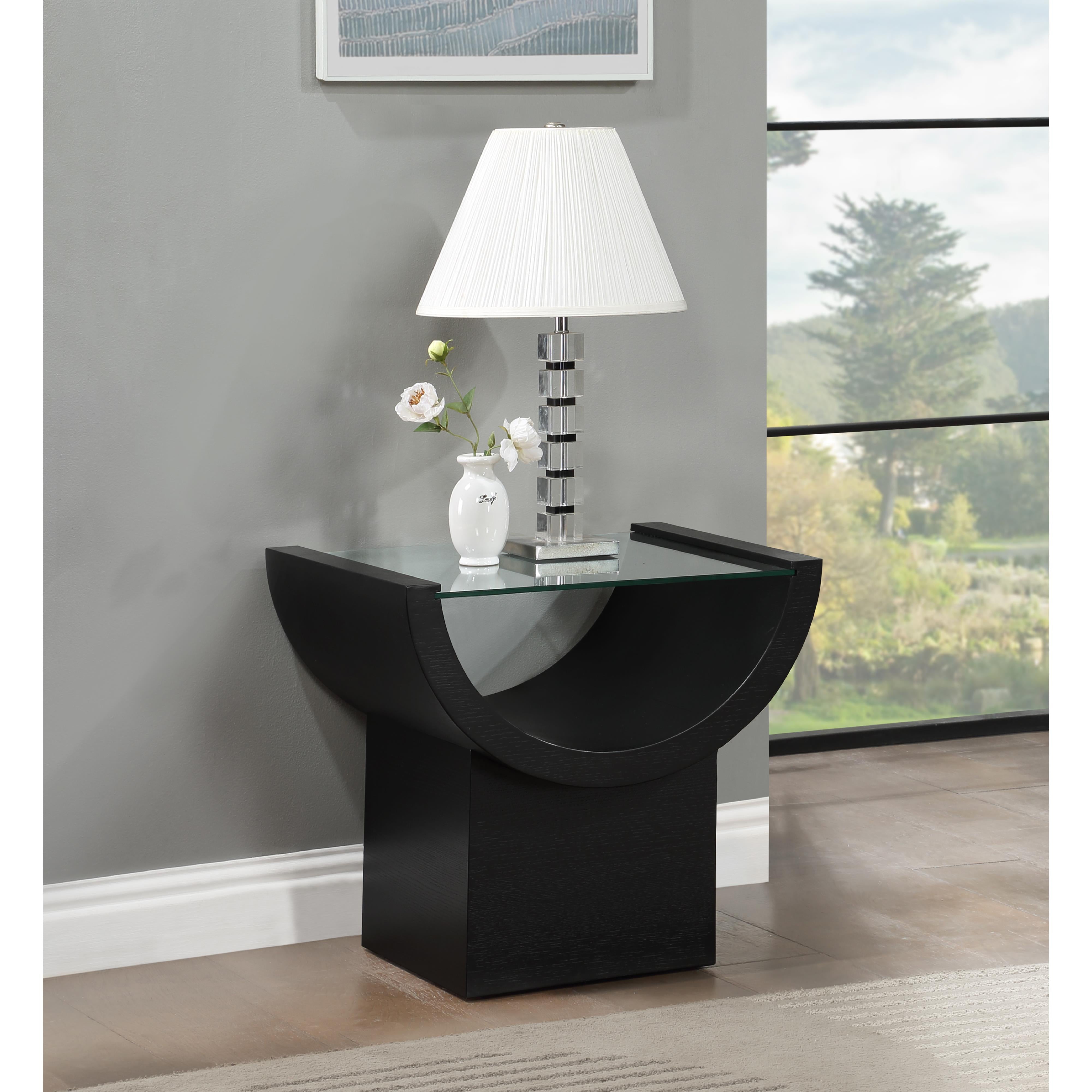 Meridian Beverwil Black End Table