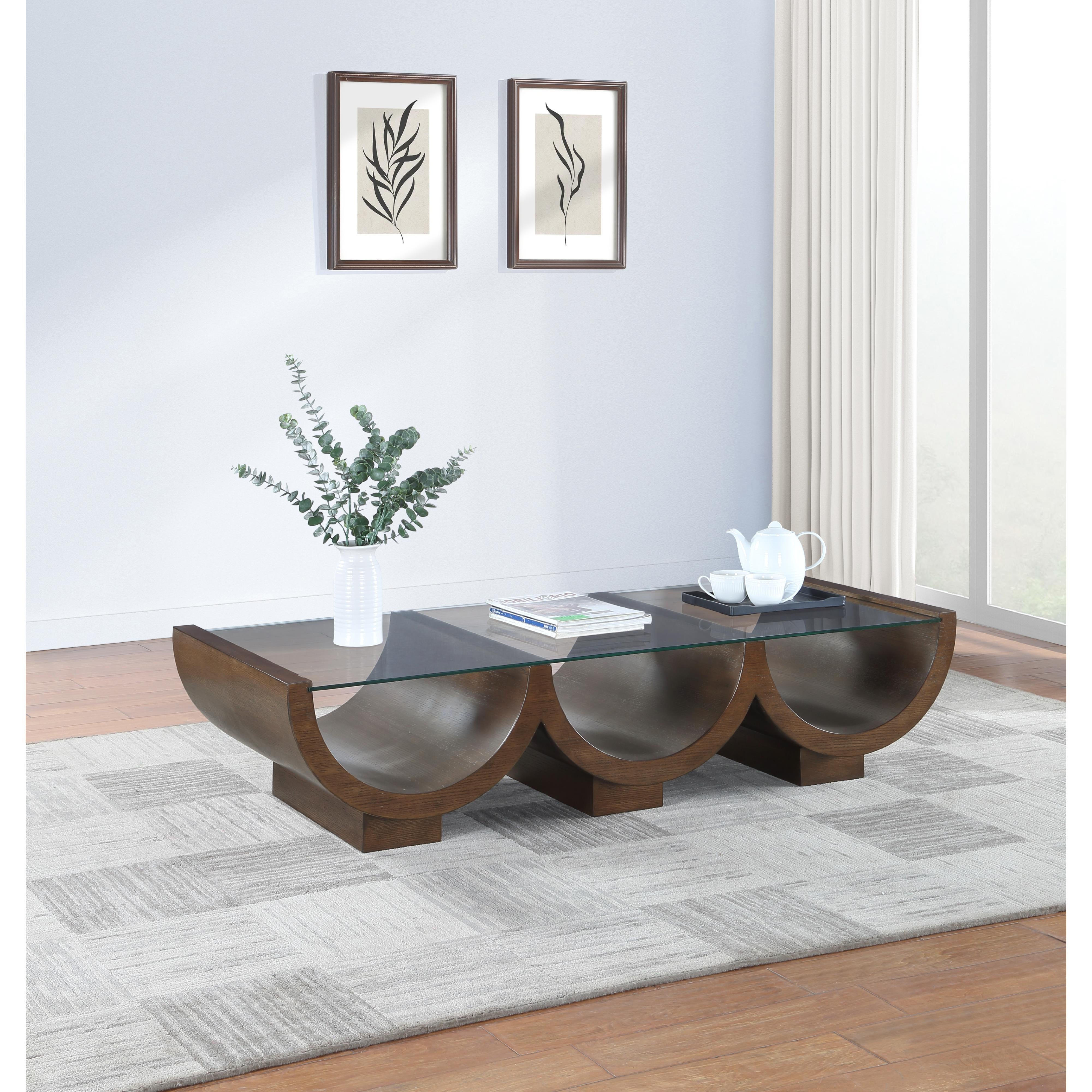 Meridian Beverwil Brown Coffee Table