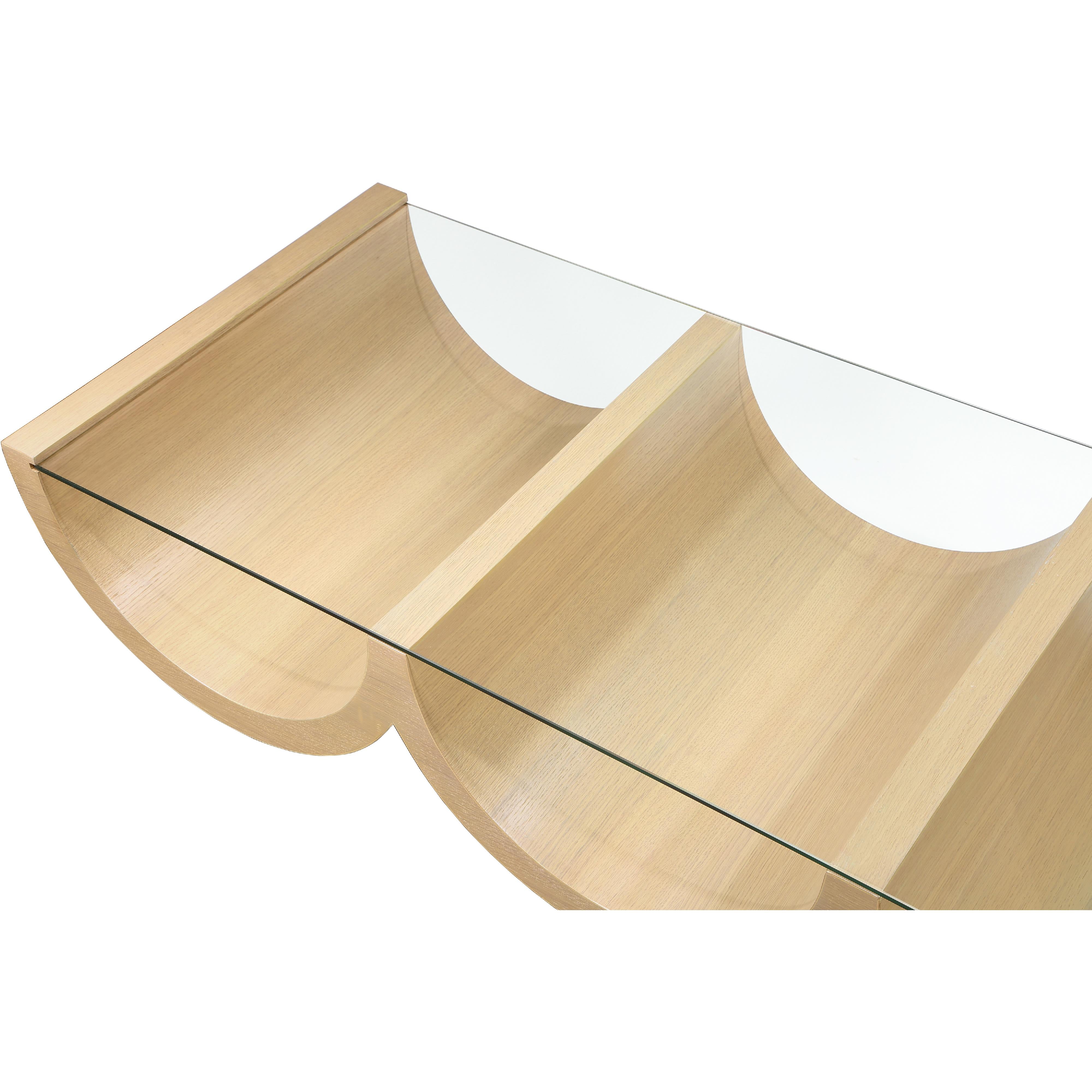 Meridian Beverwil Natural Oak Coffee Table