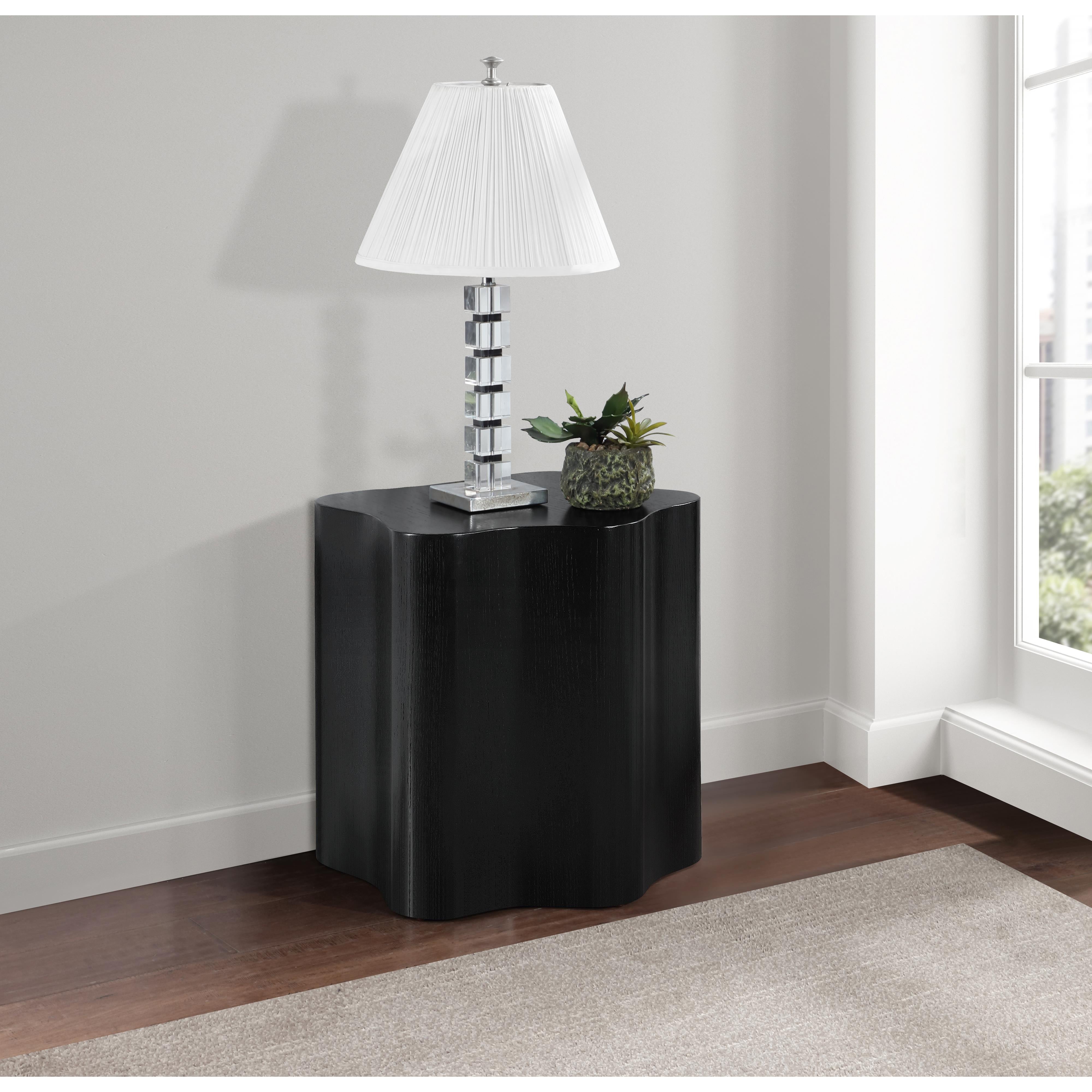 Meridian Zaire Black End Table