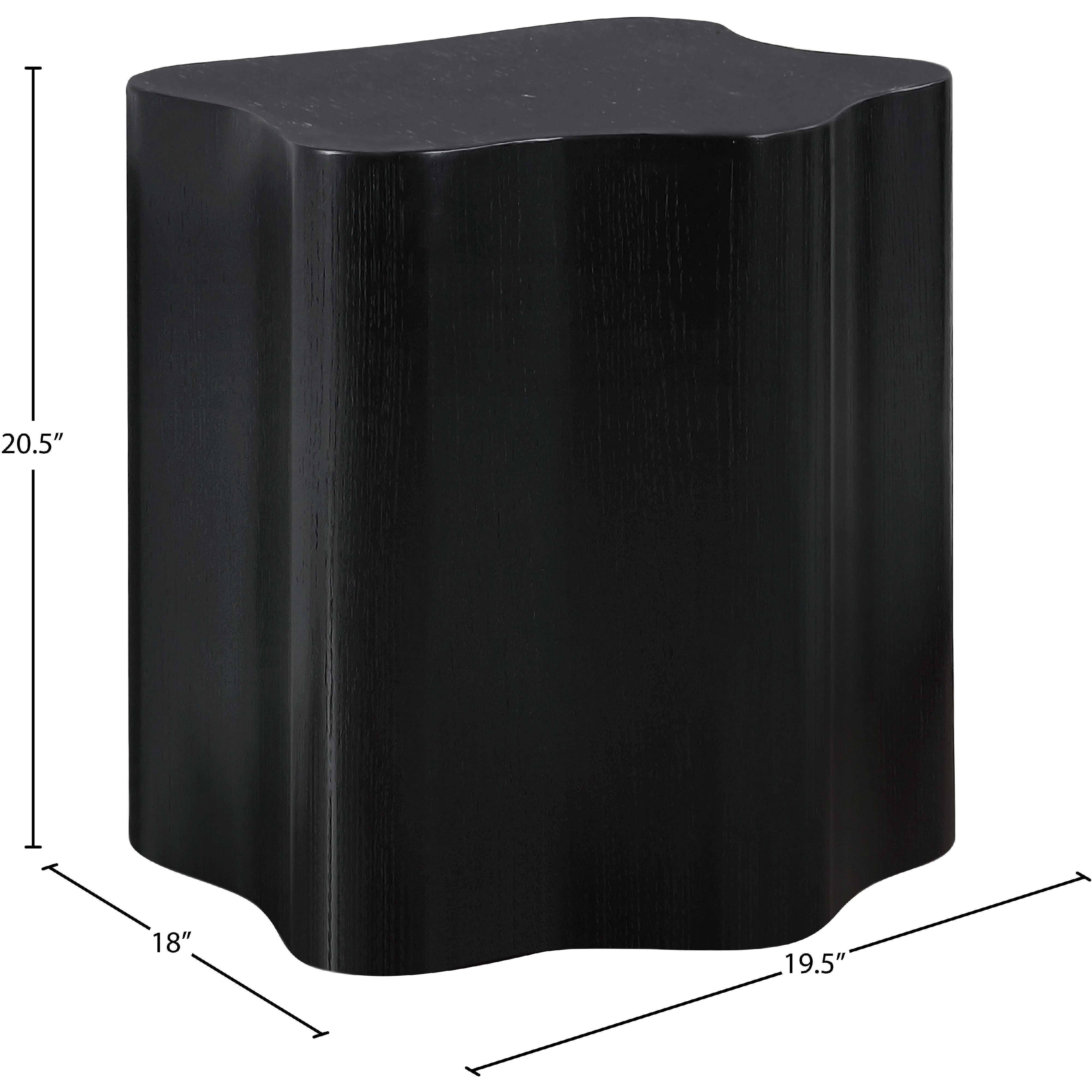 Meridian Zaire Black End Table