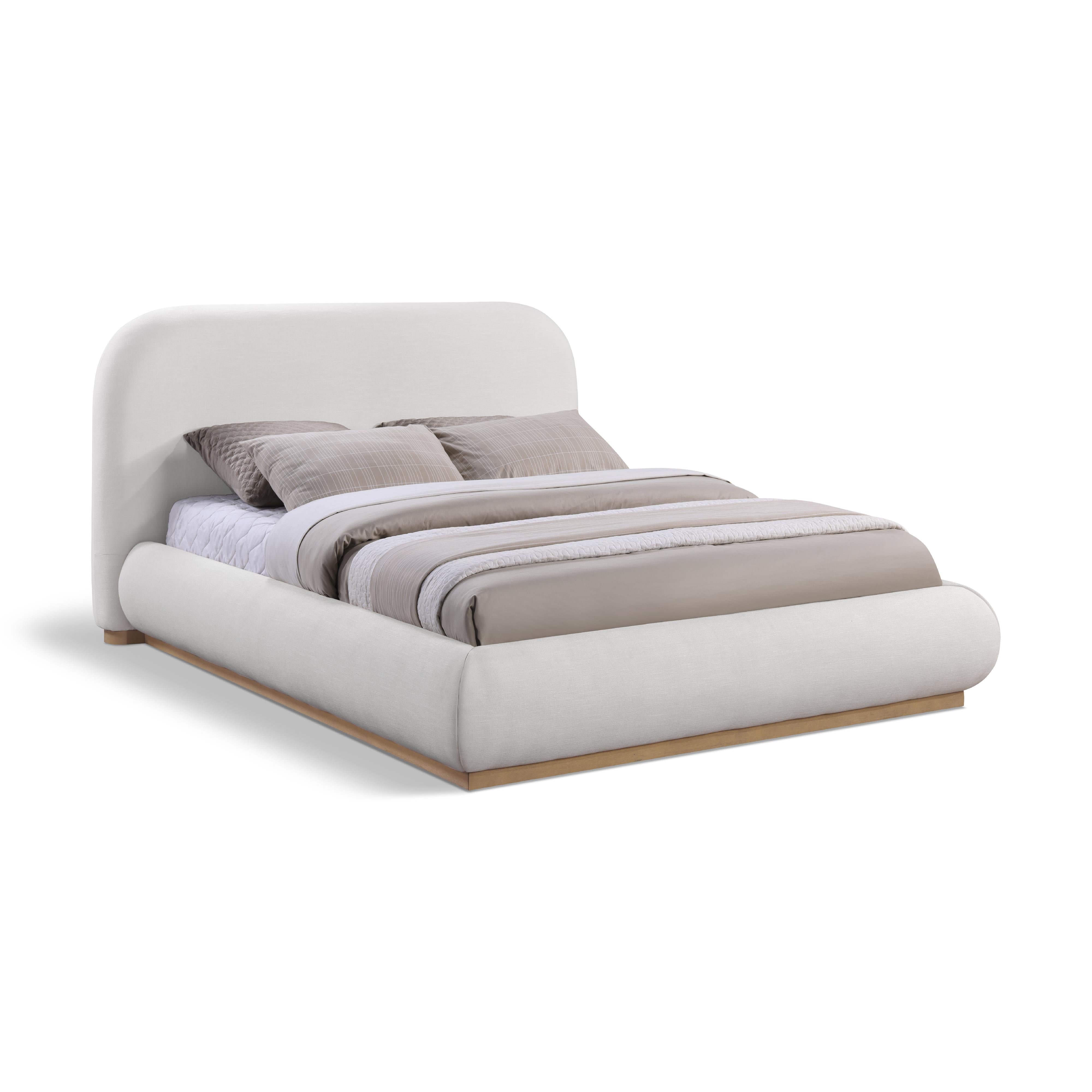 Meridian Vaughn Cream King Bed