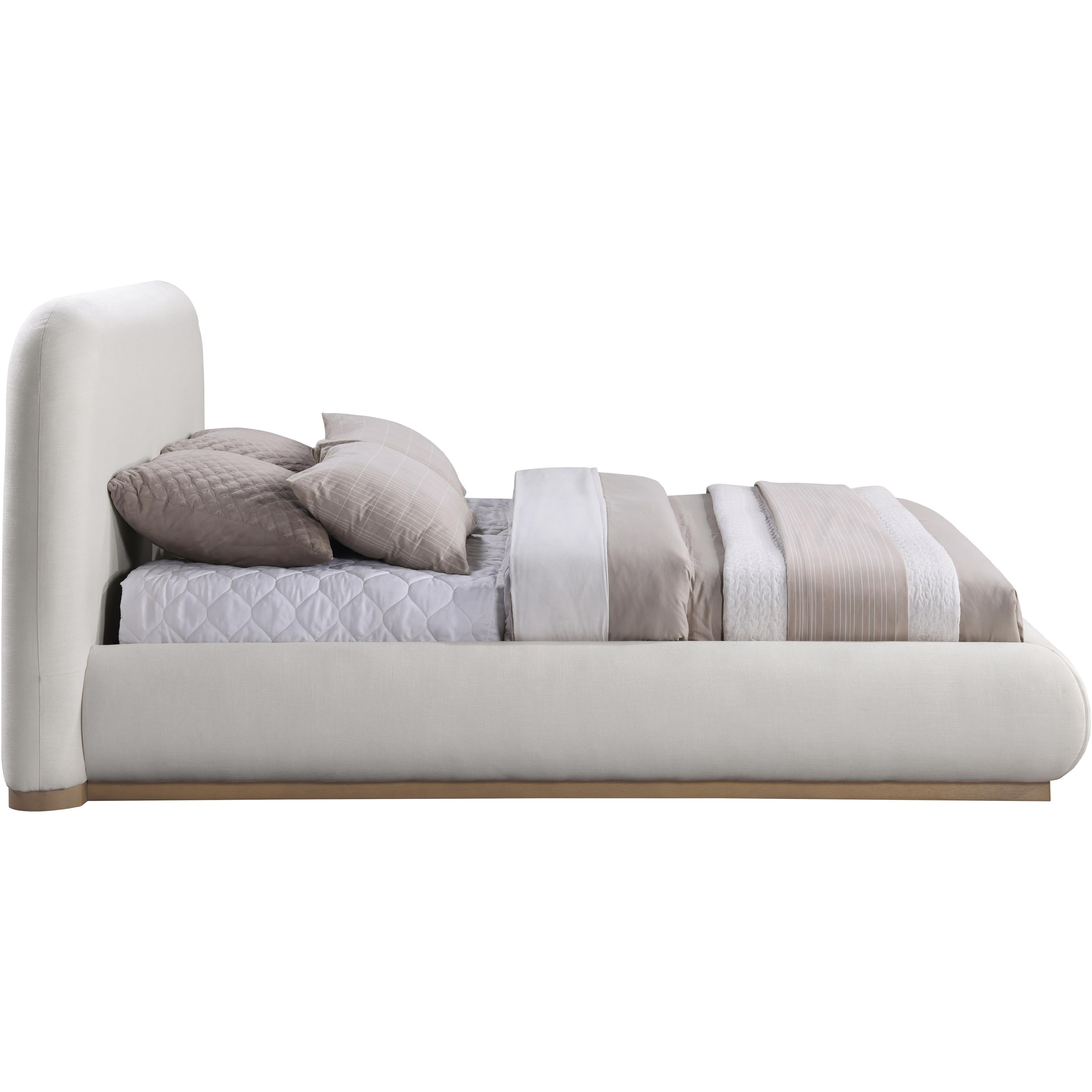 Meridian Vaughn Cream King Bed