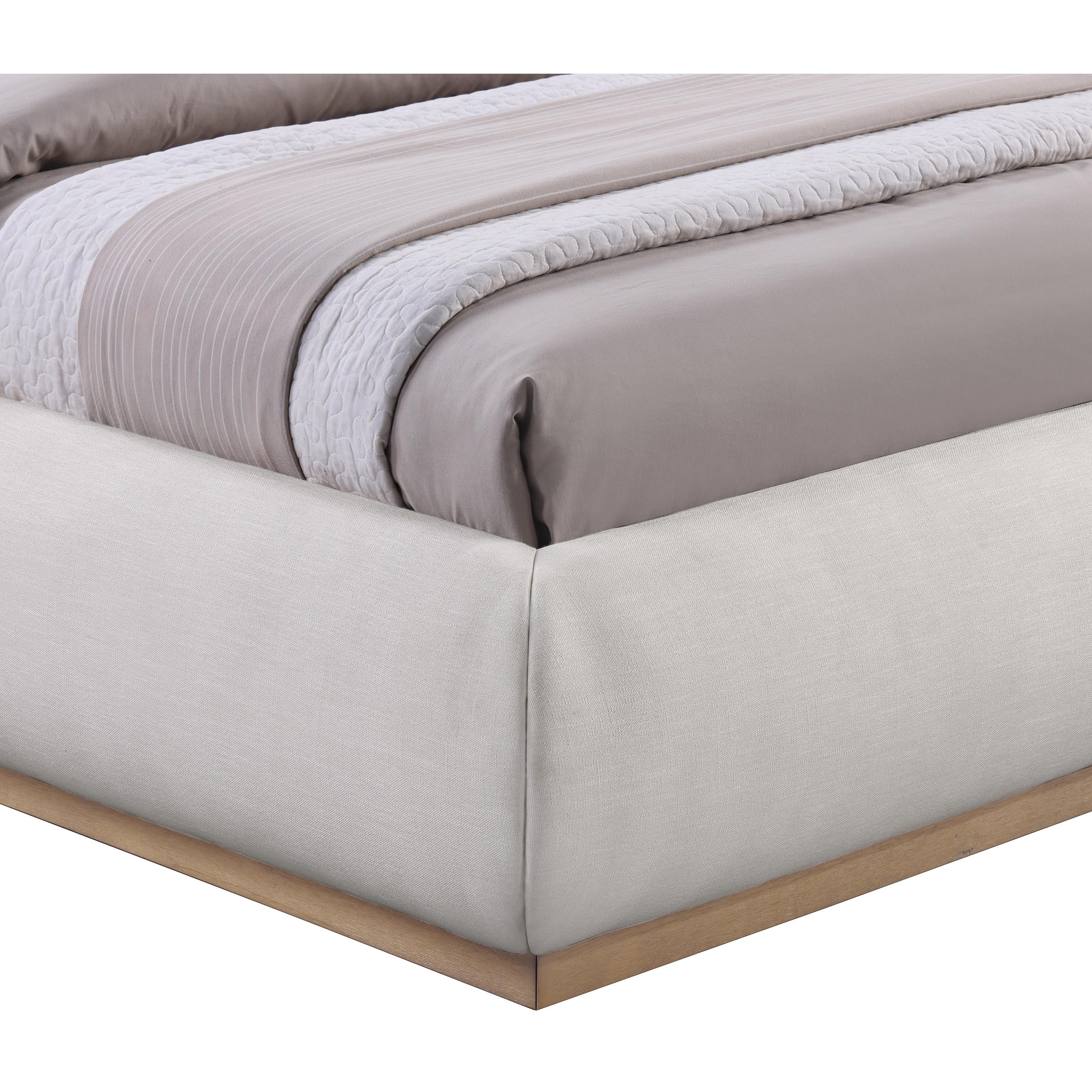 Meridian Vaughn Cream King Bed