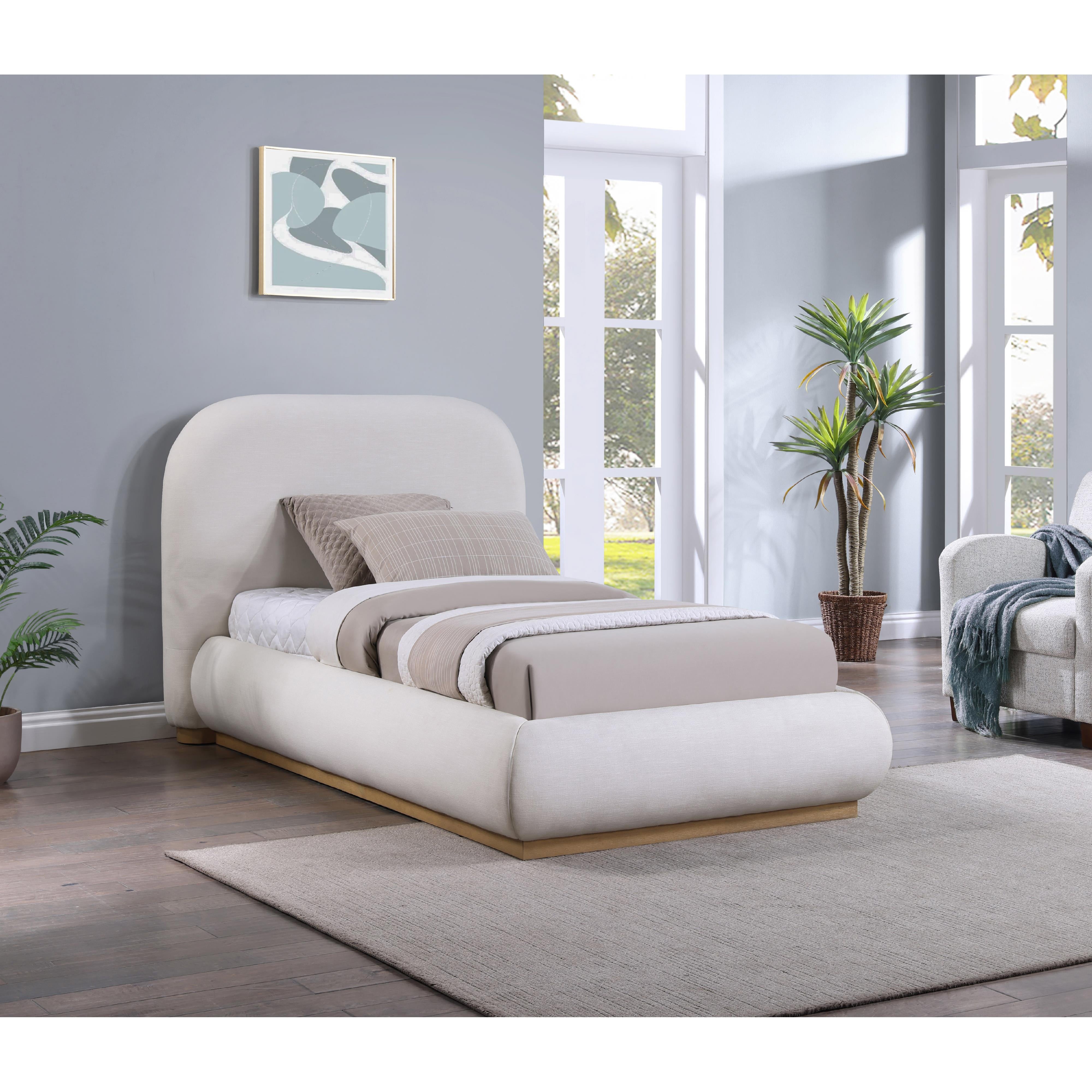 Meridian Vaughn Cream Twin Bed