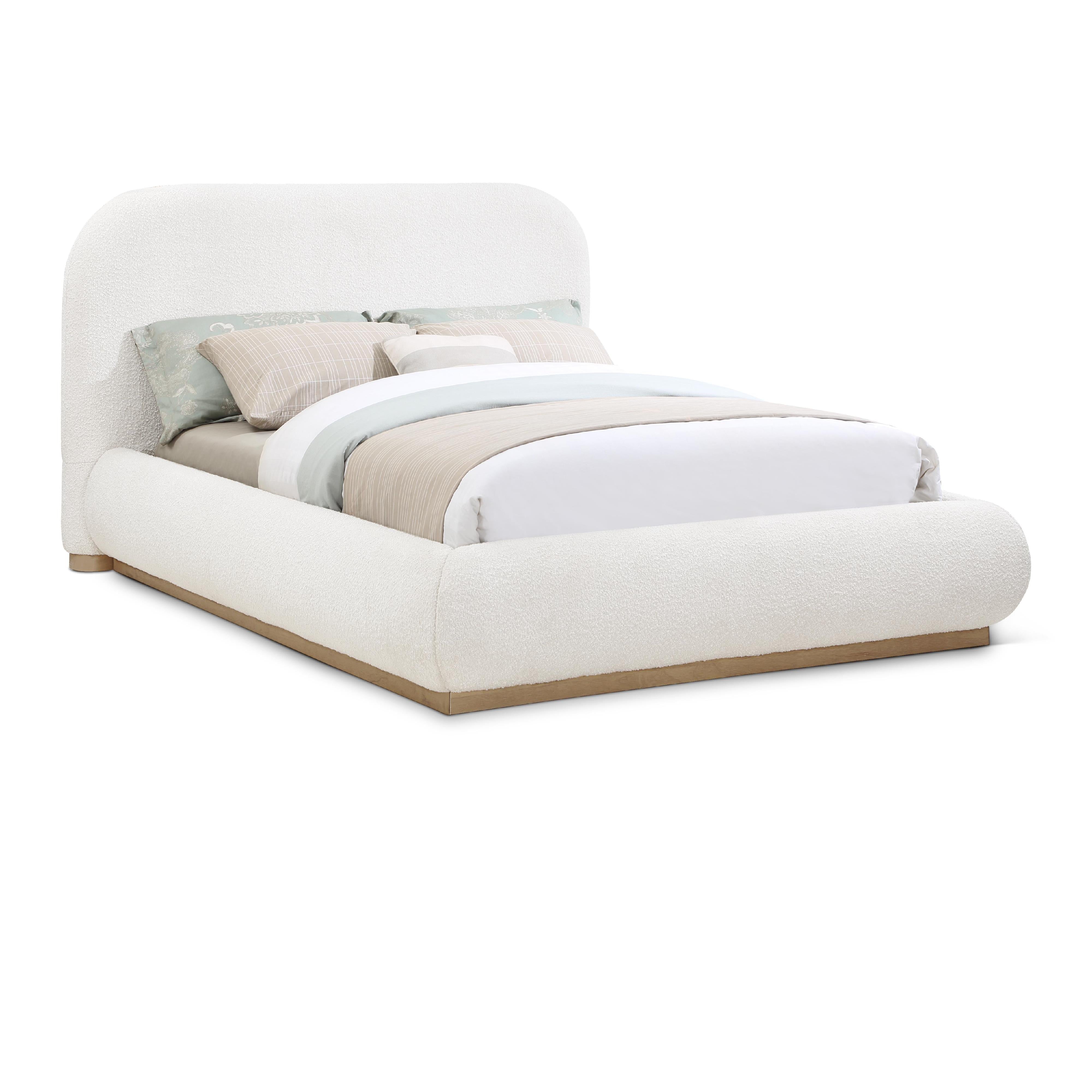 Meridian Vaughn Cream King Bed