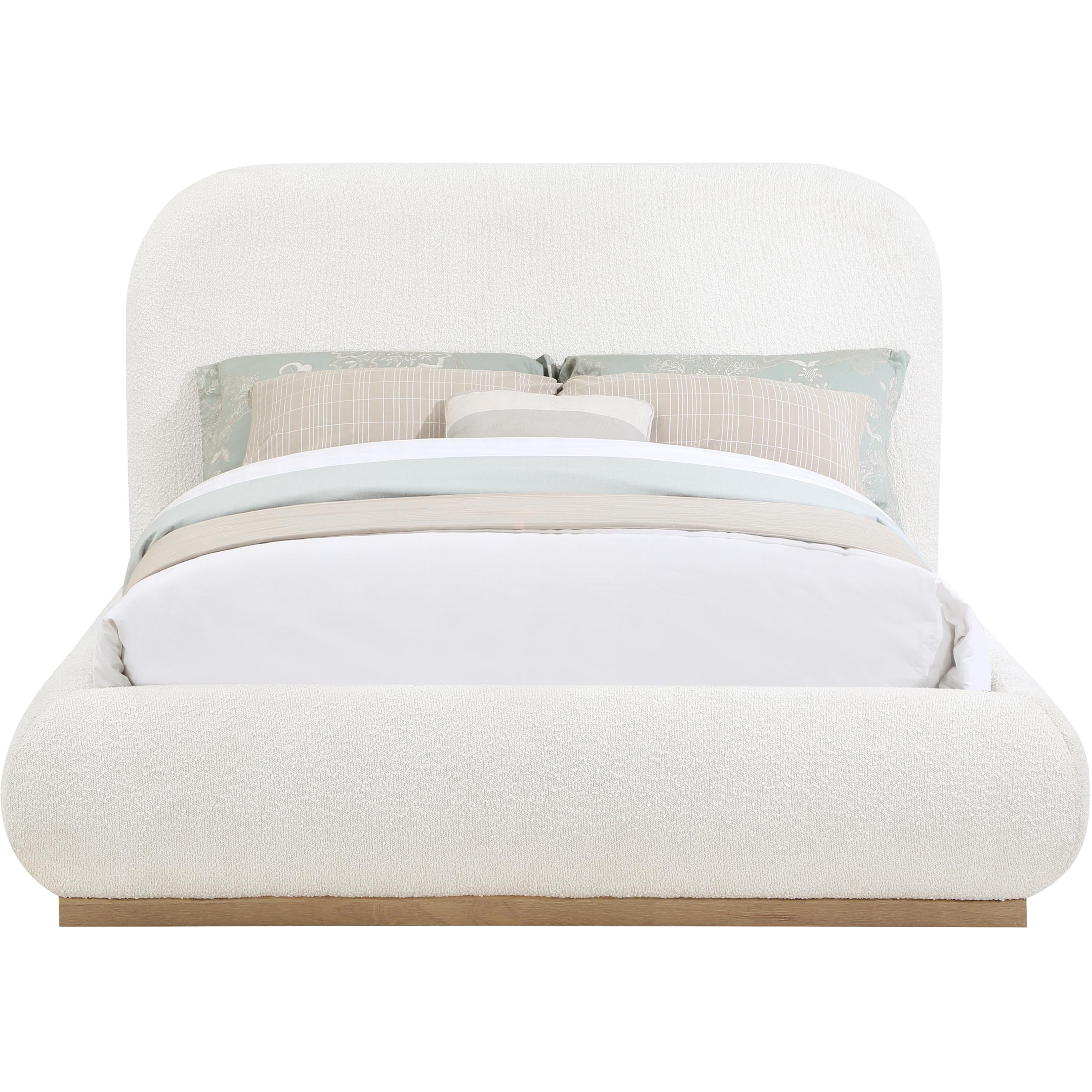 Meridian Vaughn Cream Queen Bed