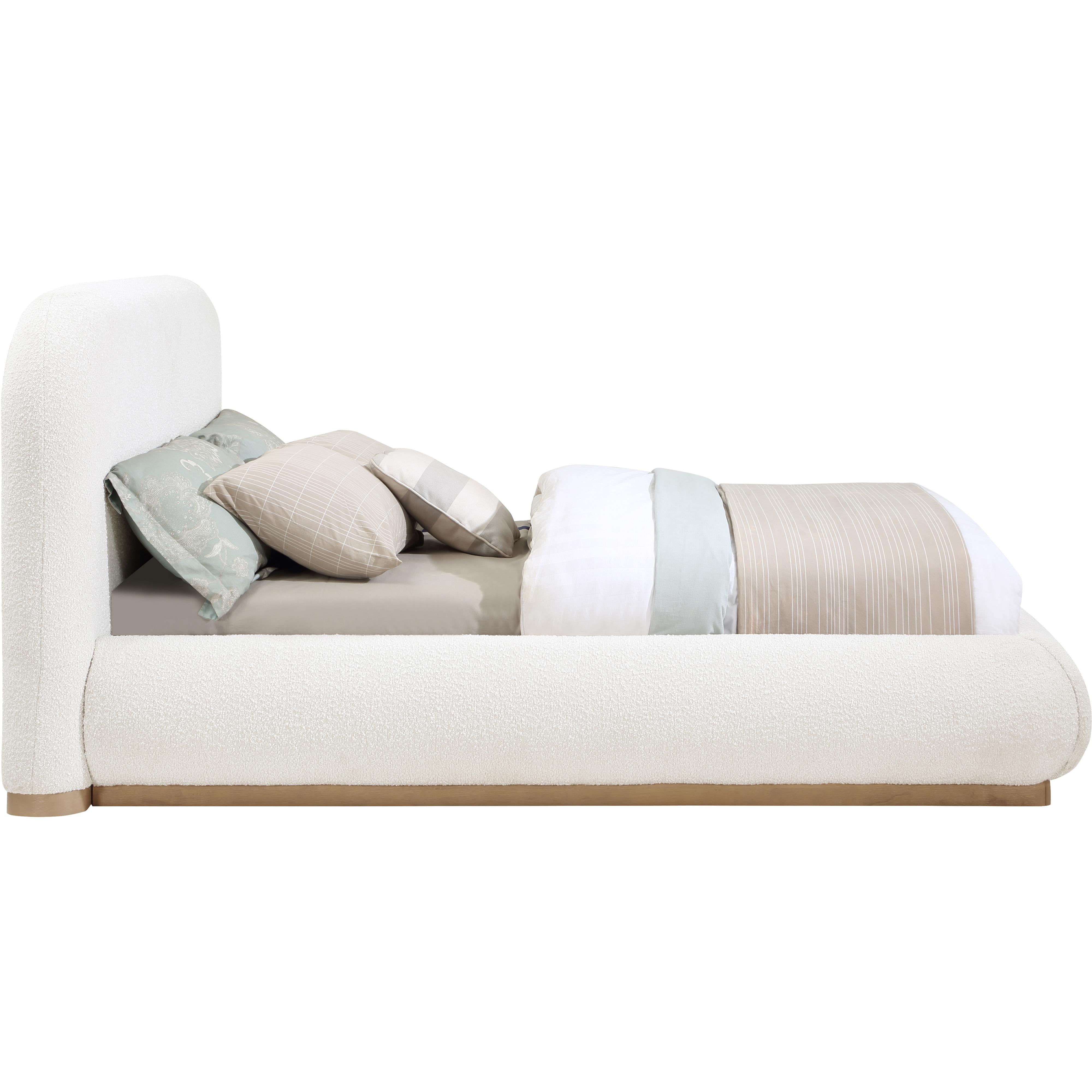 Meridian Vaughn Cream Queen Bed