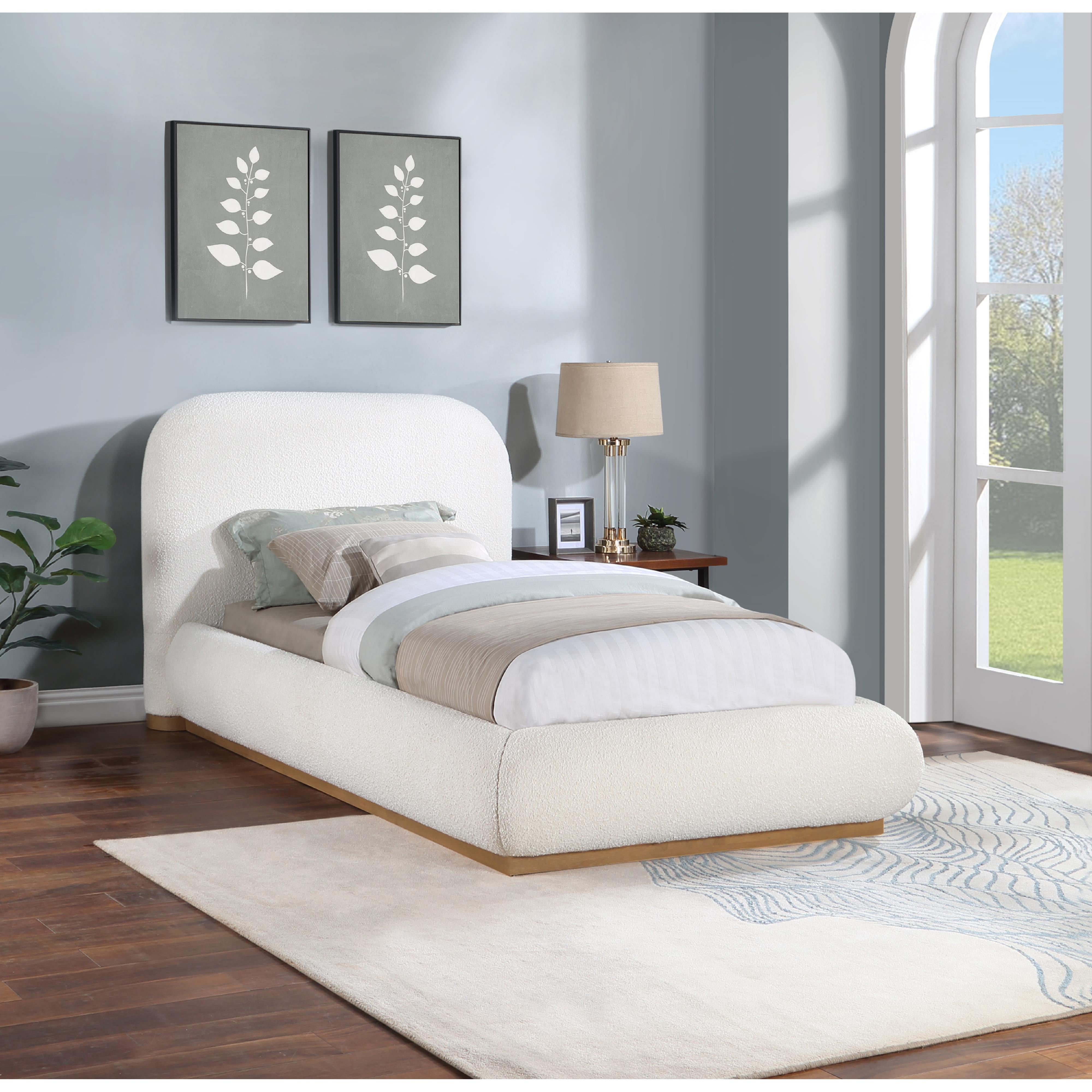 Meridian Vaughn Cream Twin Bed