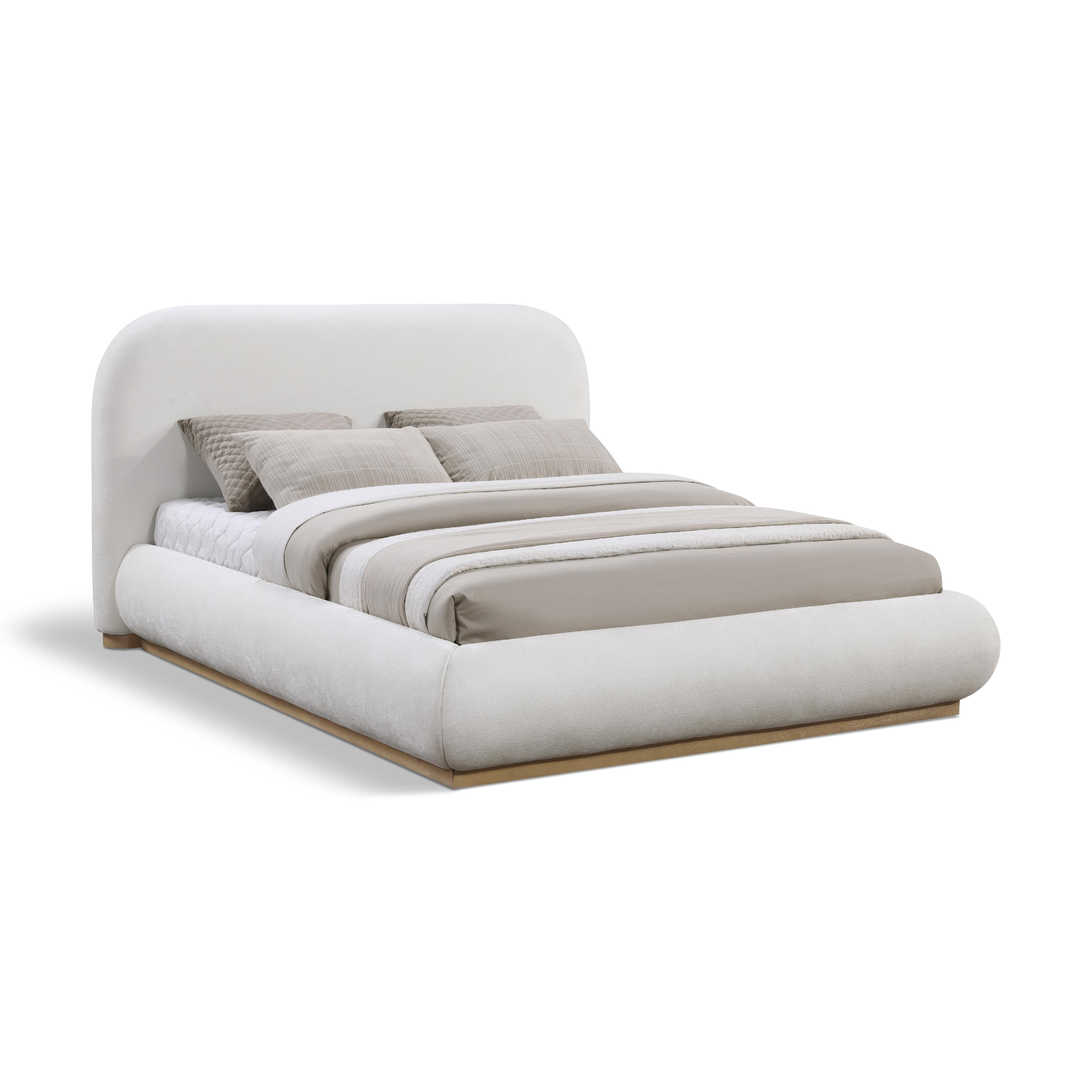 Meridian Vaughn Cream King Bed